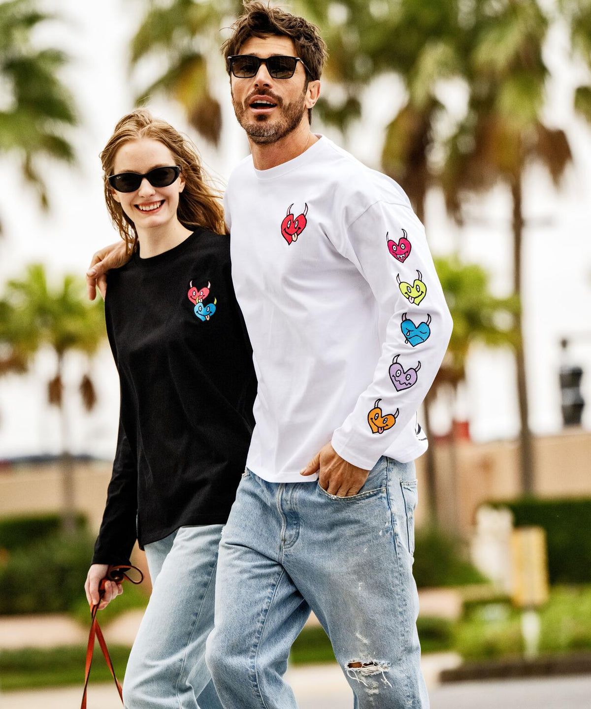 maxsix(マックスシックス)HEART SLEEVES L/S TEE