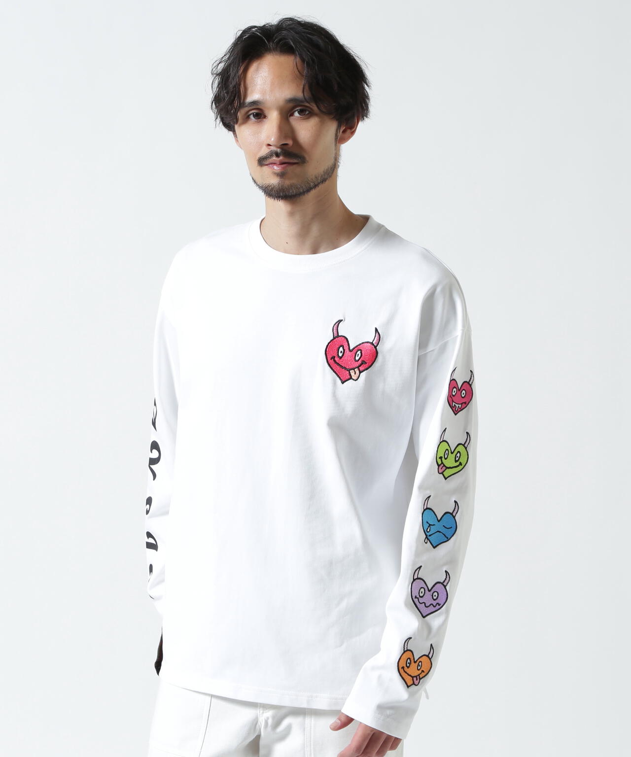 maxsix(マックスシックス)HEART SLEEVES L/S TEE