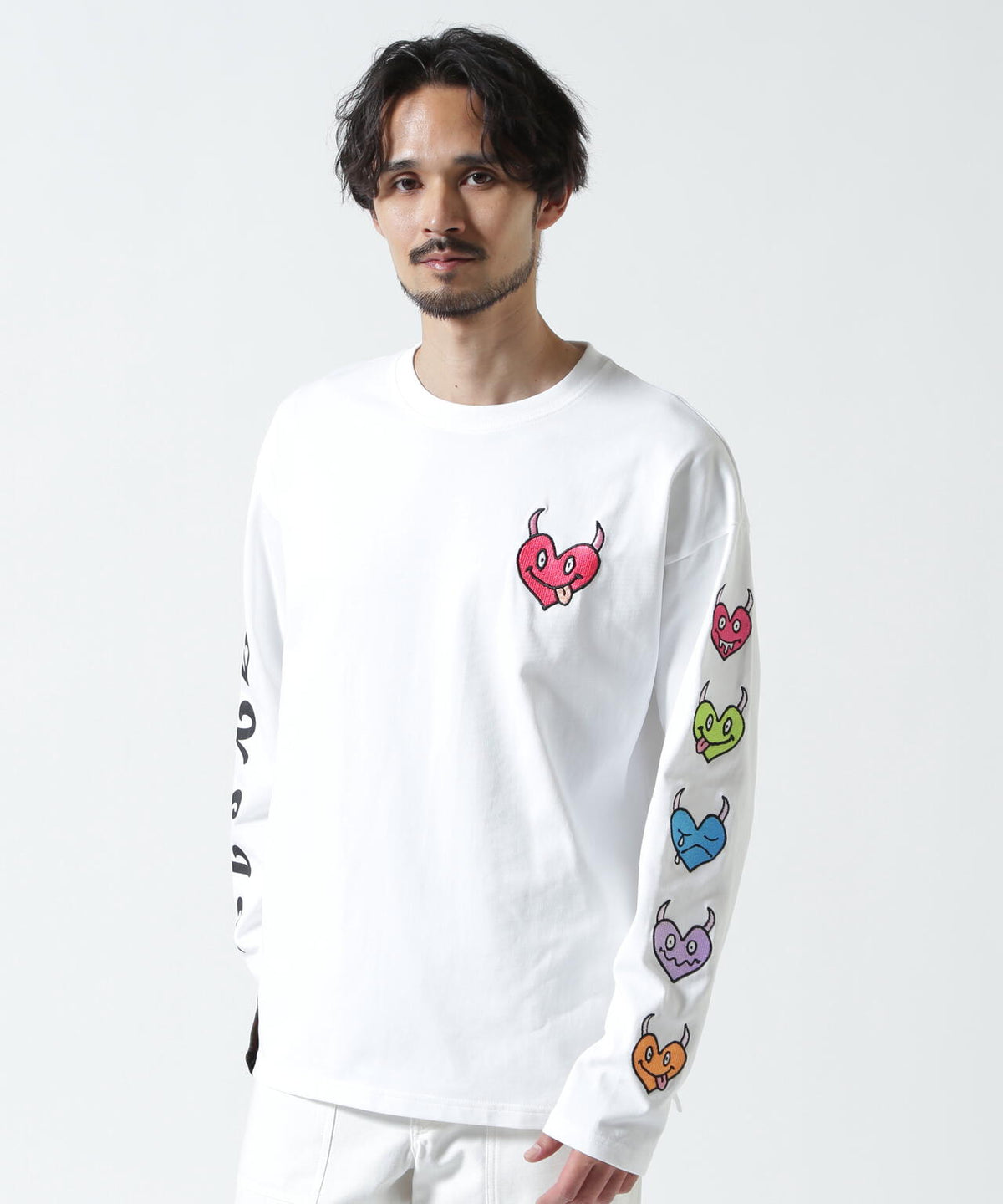 maxsix(マックスシックス)HEART SLEEVES L/S TEE