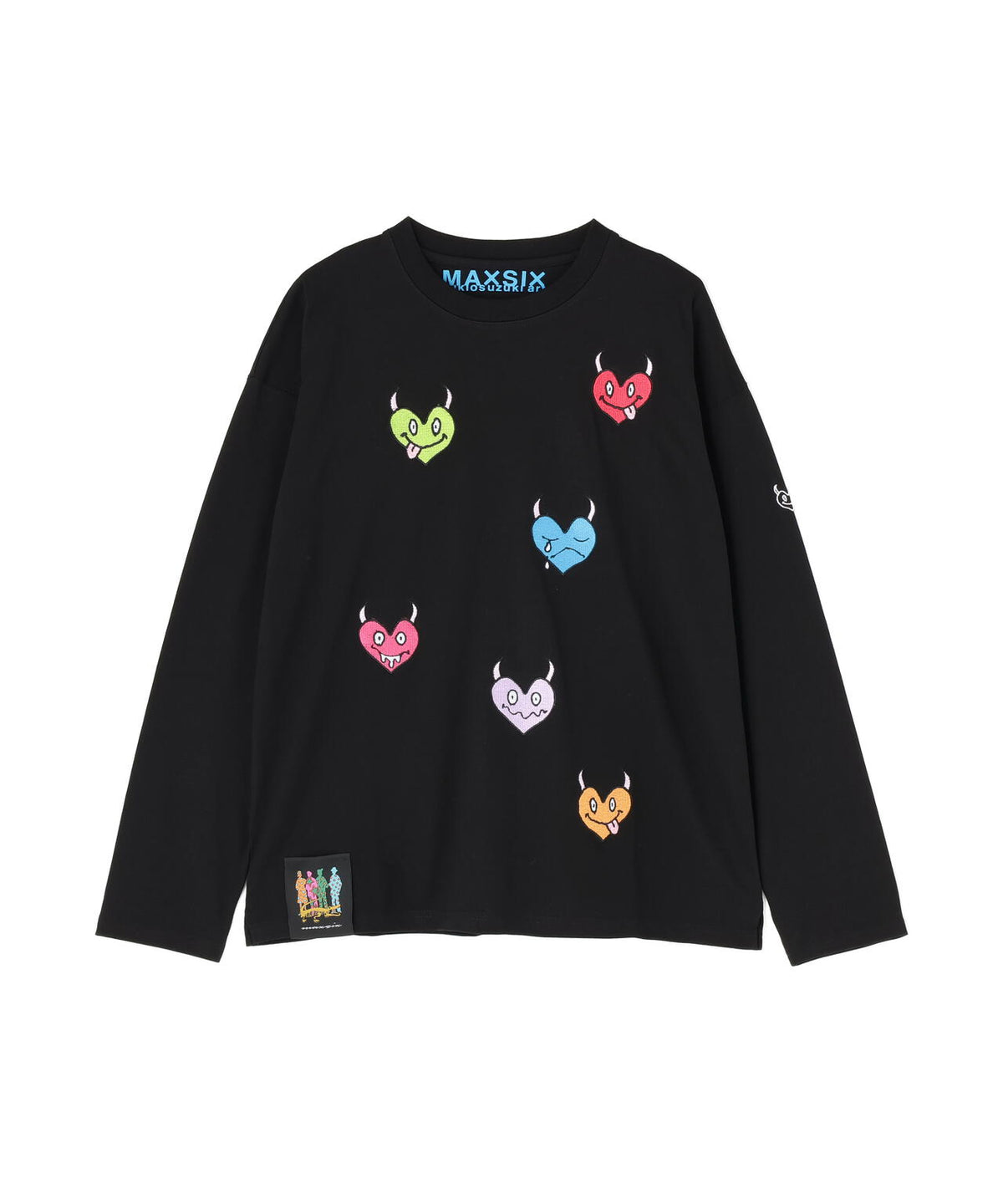 maxsix(マックスシックス)MALTI HEART L/S TEE