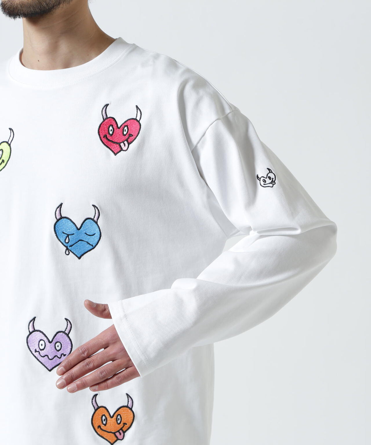 maxsix(マックスシックス)MALTI HEART L/S TEE