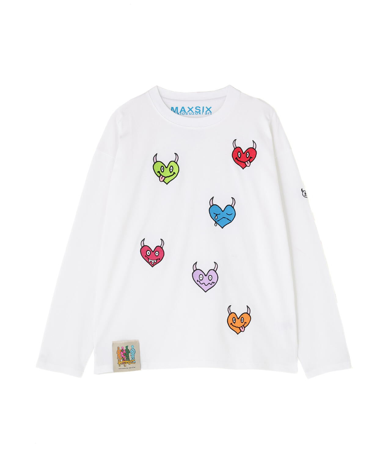 maxsix(マックスシックス)MALTI HEART L/S TEE