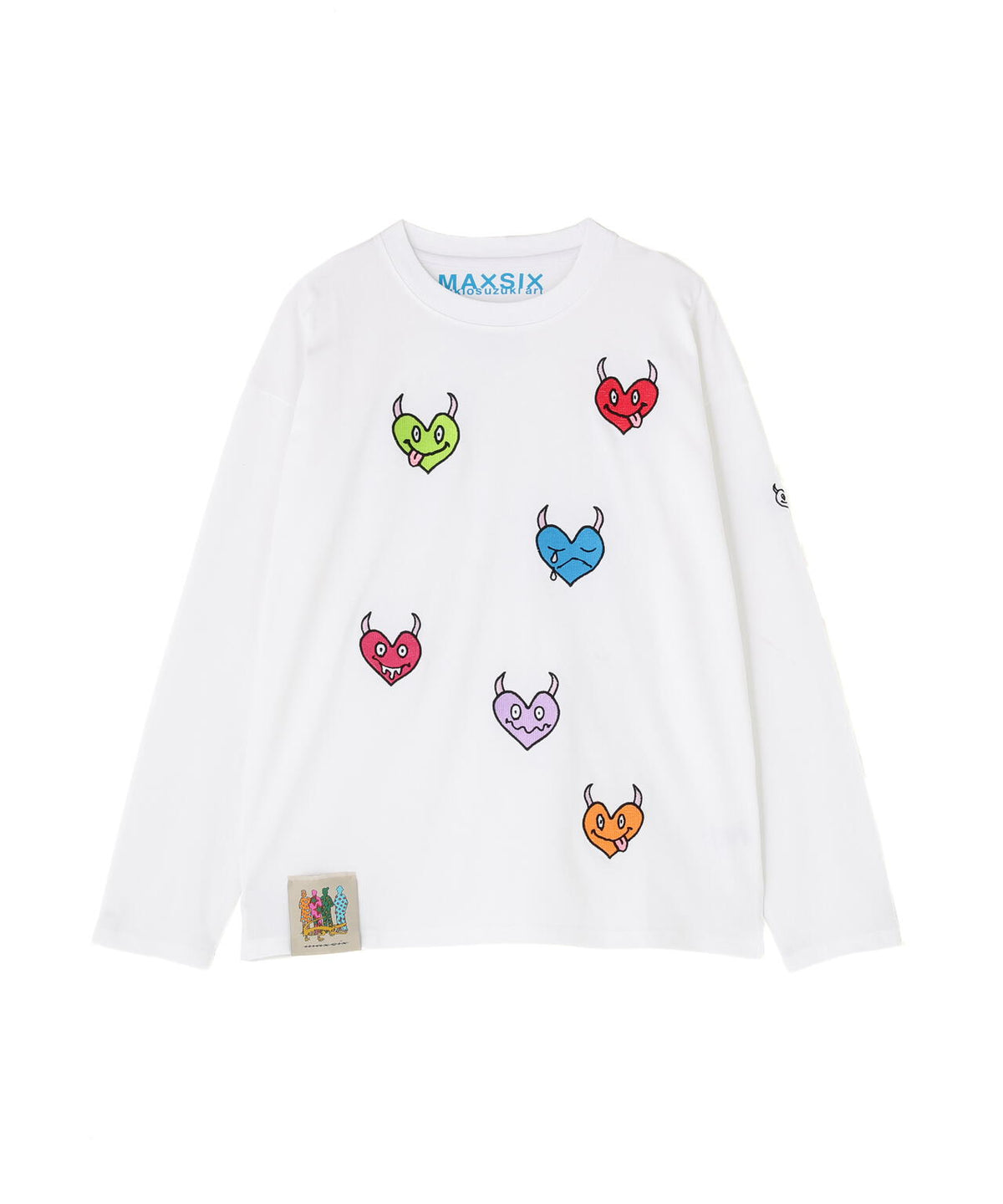 maxsix(マックスシックス)MALTI HEART L/S TEE