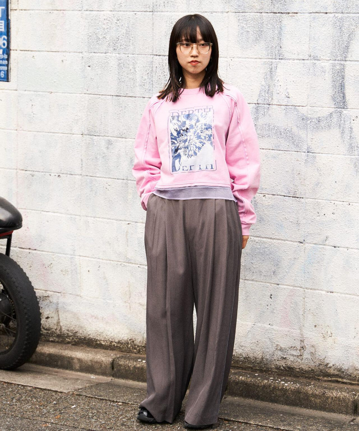 MAISON SPECIAL(メゾンスペシャル) B’2nd別注 フラワープリントショートスウェット