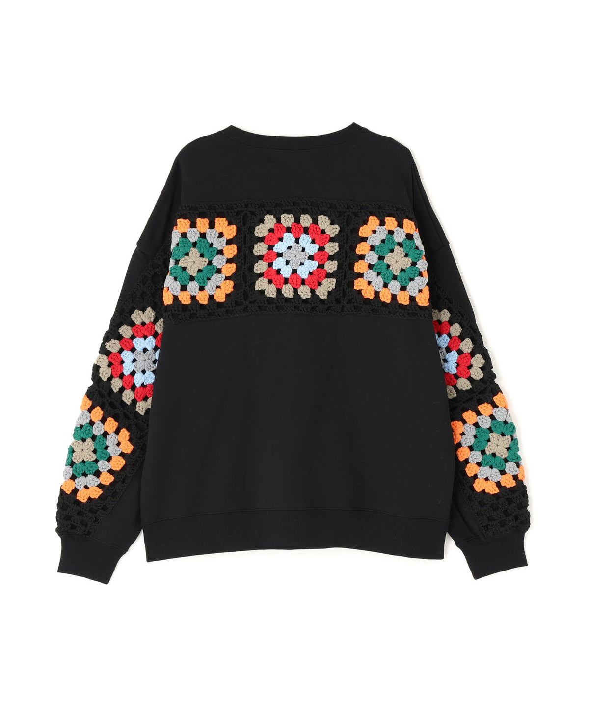 DISCOVERED(ディスカバード) 別注 CROCHET SLEEVE SWEAT WOMEN