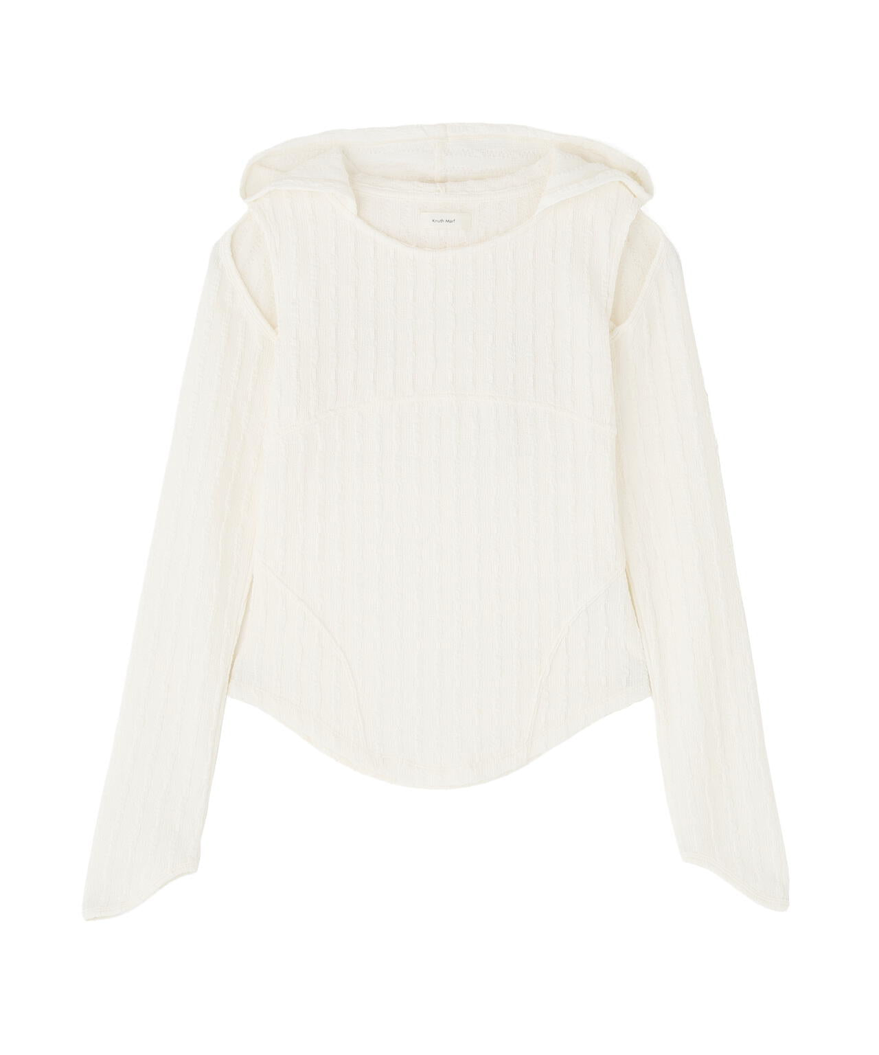 Knuth Marf(クヌースマーフ)hooded jacquard top