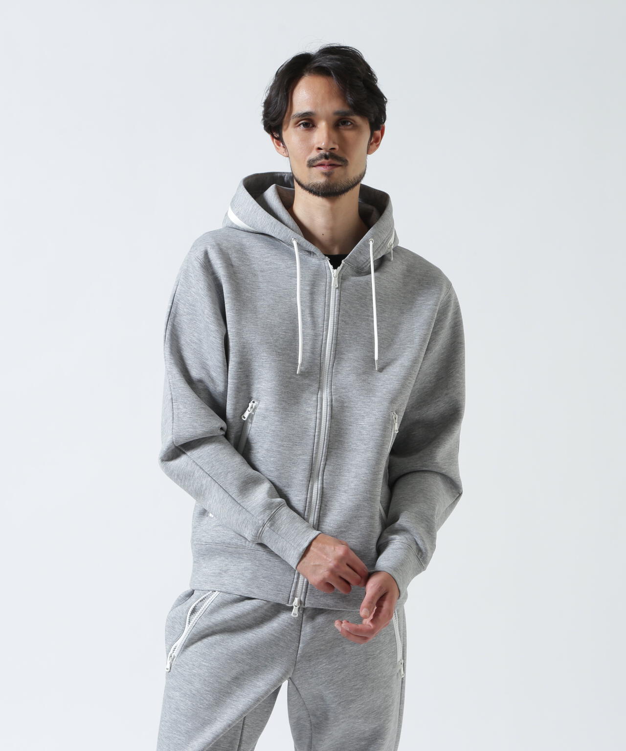 PIUORO(ピウオロ)CARDBOARD ZIP HOODIE