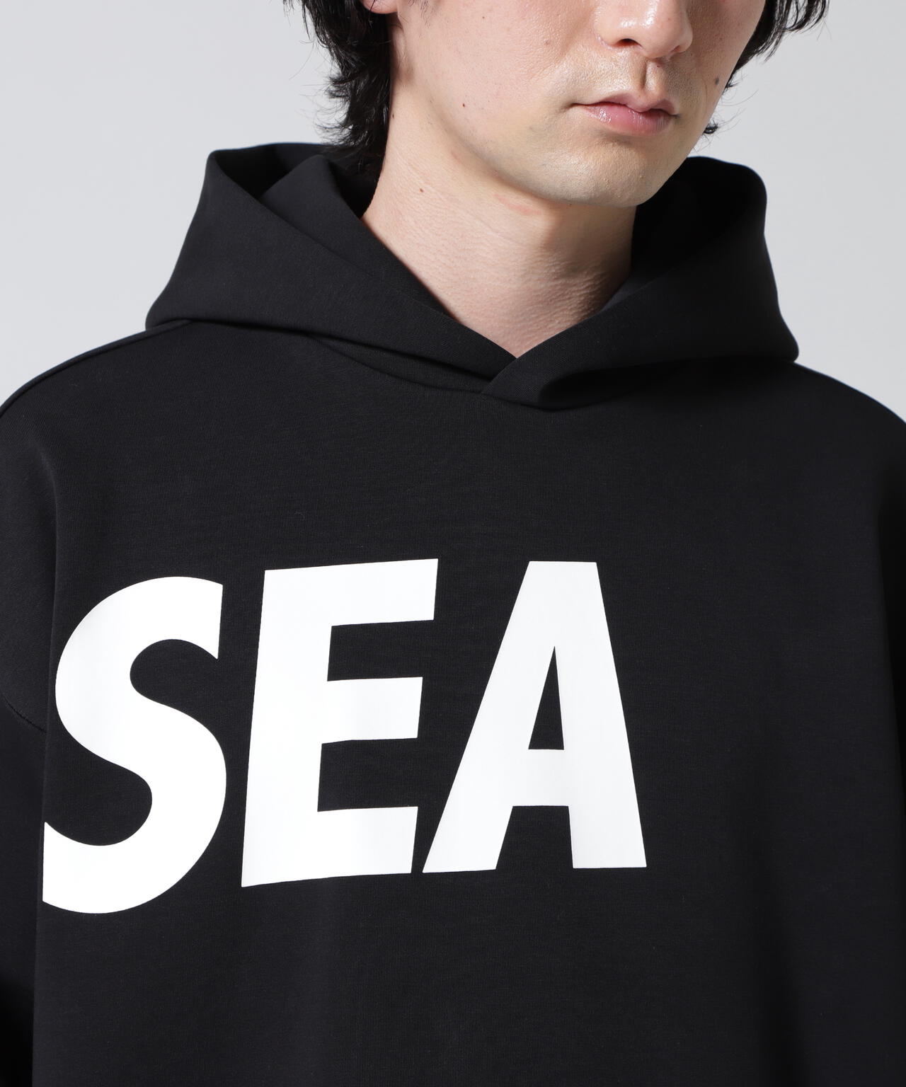 WIND AND SEA(ウィンダンシー)Loose fit Hooded Sweatshirt
