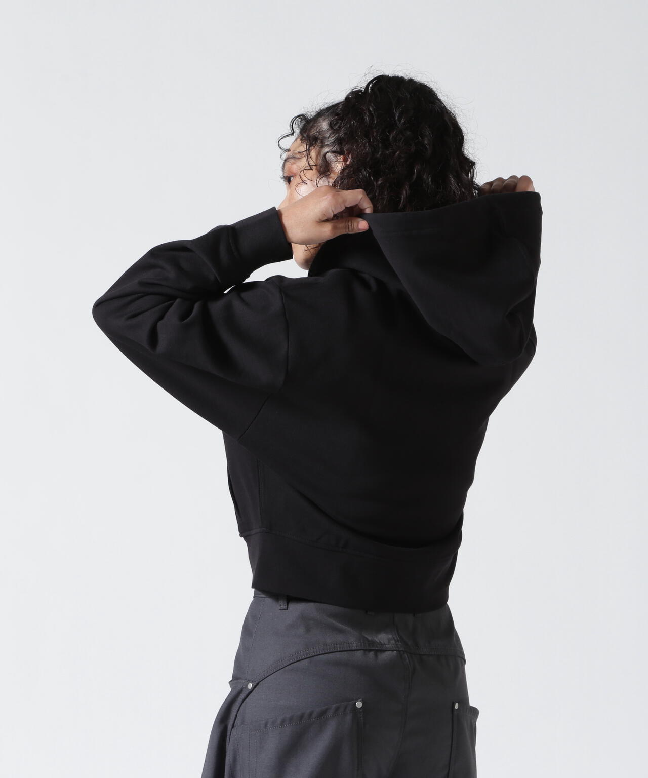Calvin Klein (カルバンクライン)LS MONOGRAM TERRY CROPPED PARKA