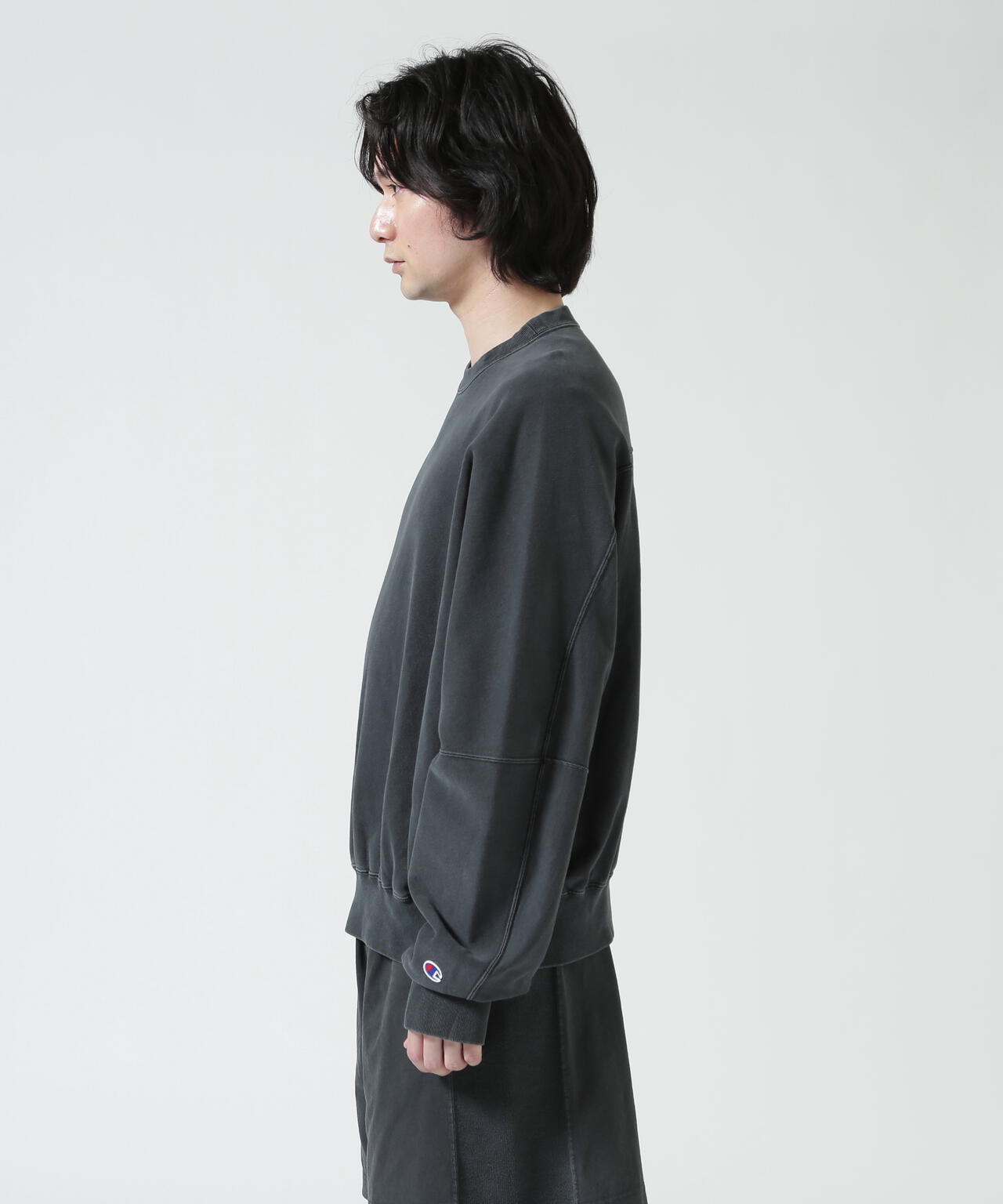 Champion × N.HOOLYWOOD リバースウィーブ(R) リバーシブル クルーネックスウェットシャツ(C8-D019)