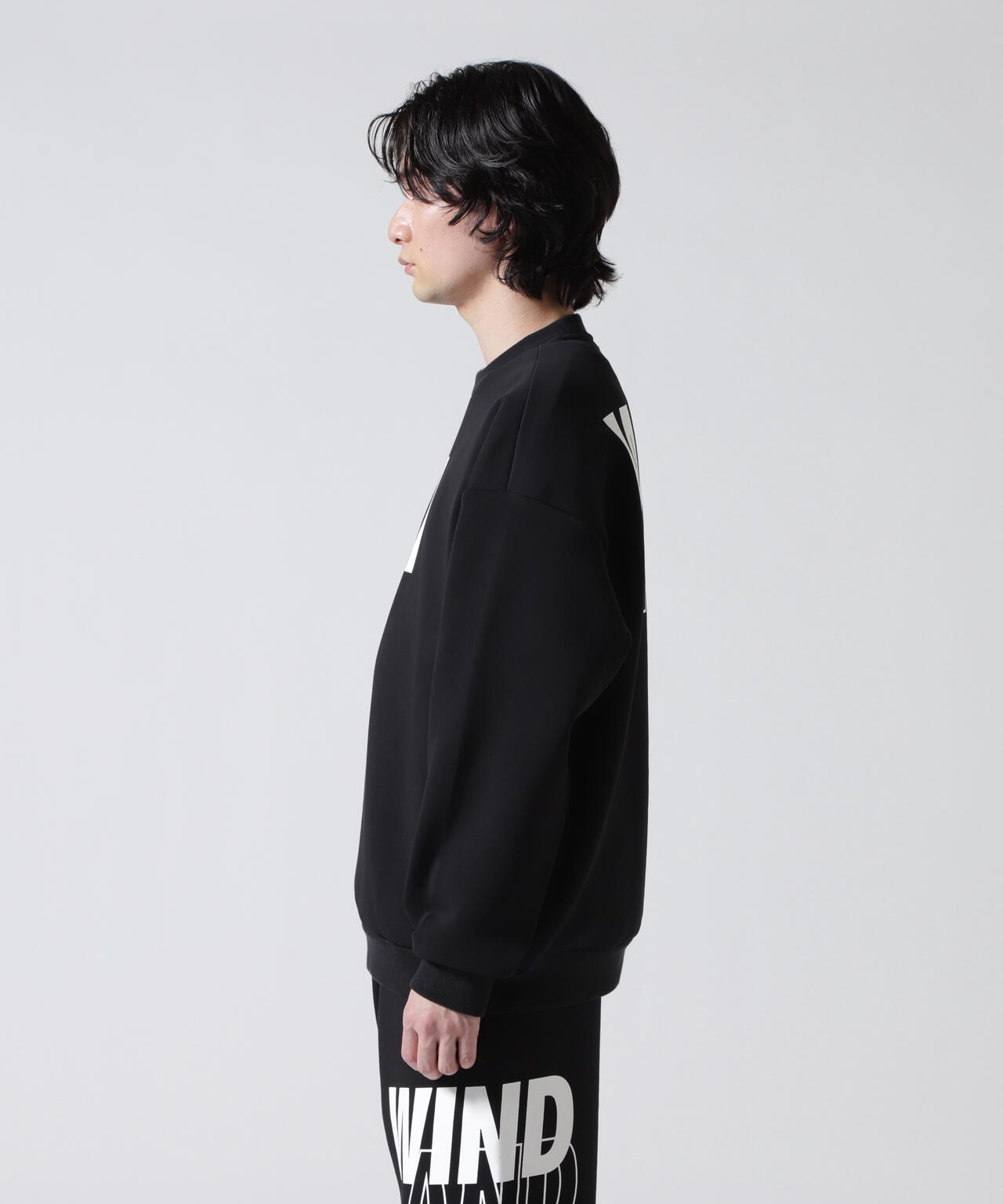 WIND AND SEA(ウィンダンシー)Loose fit crewneck sweat shirt