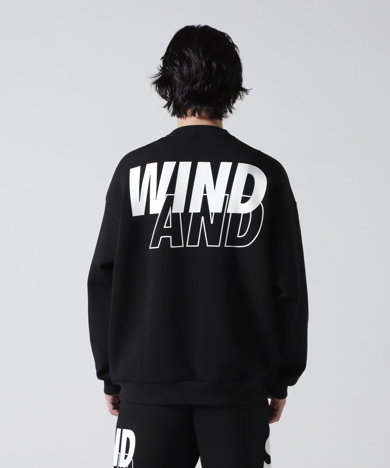 WIND AND SEA(ウィンダンシー)Loose fit crewneck sweat shirt