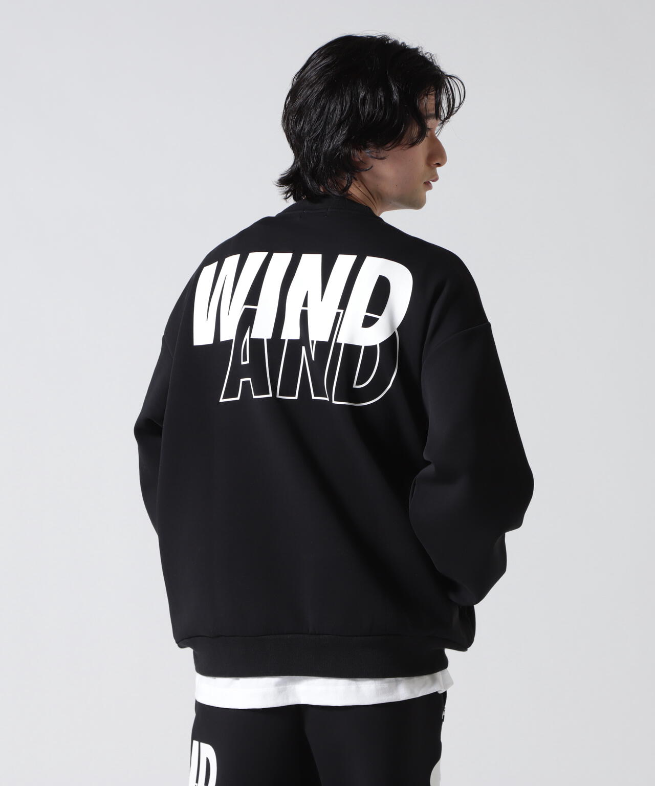 WIND AND SEA(ウィンダンシー)Loose fit crewneck sweat shirt