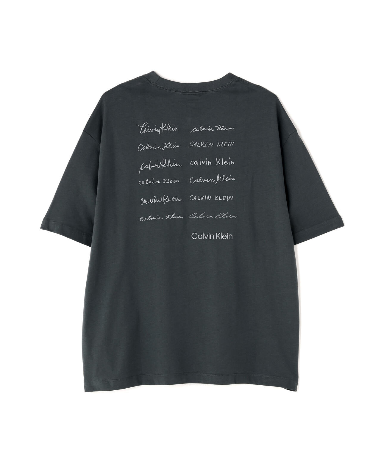 Calvin Klein (カルバンクライン)エンブロイダリーロゴフォント グラフィックTシャツ