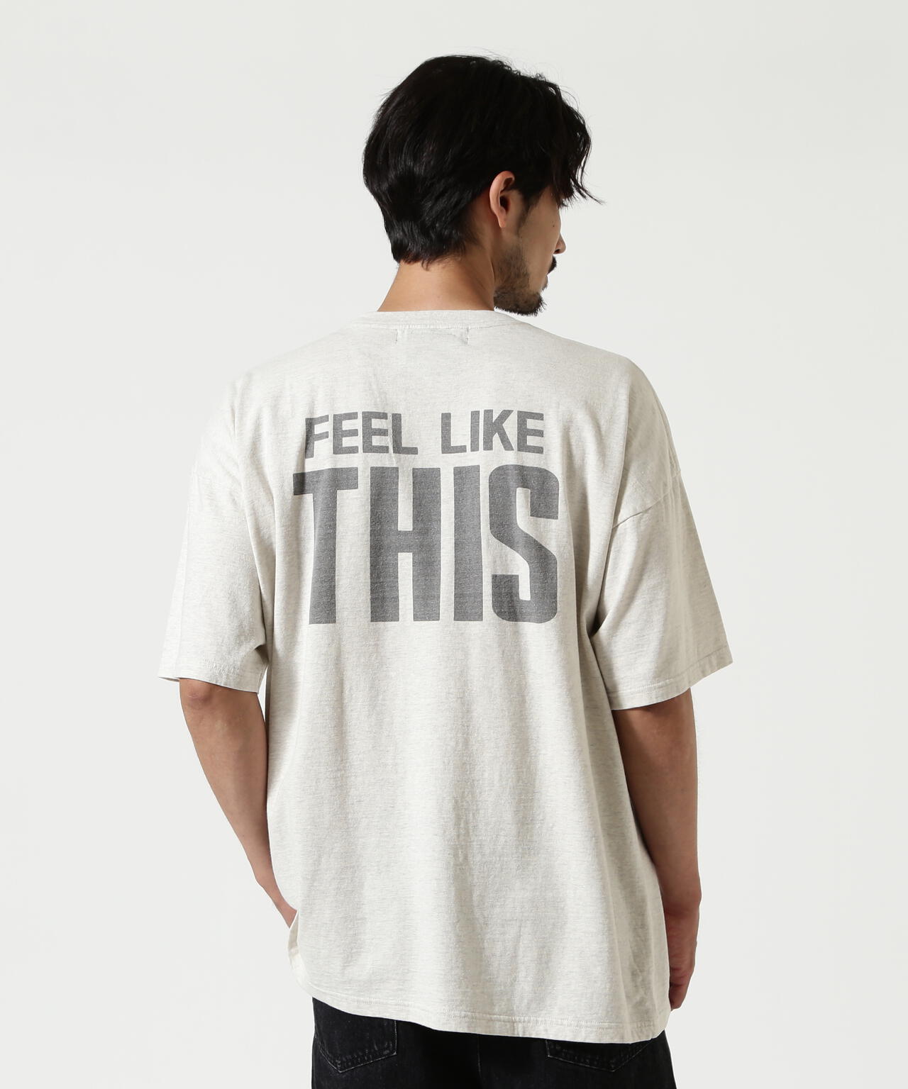 REMI RELIEF(レミレリーフ) 別注20/-天竺BIGサイズTシャツ(RECORD)