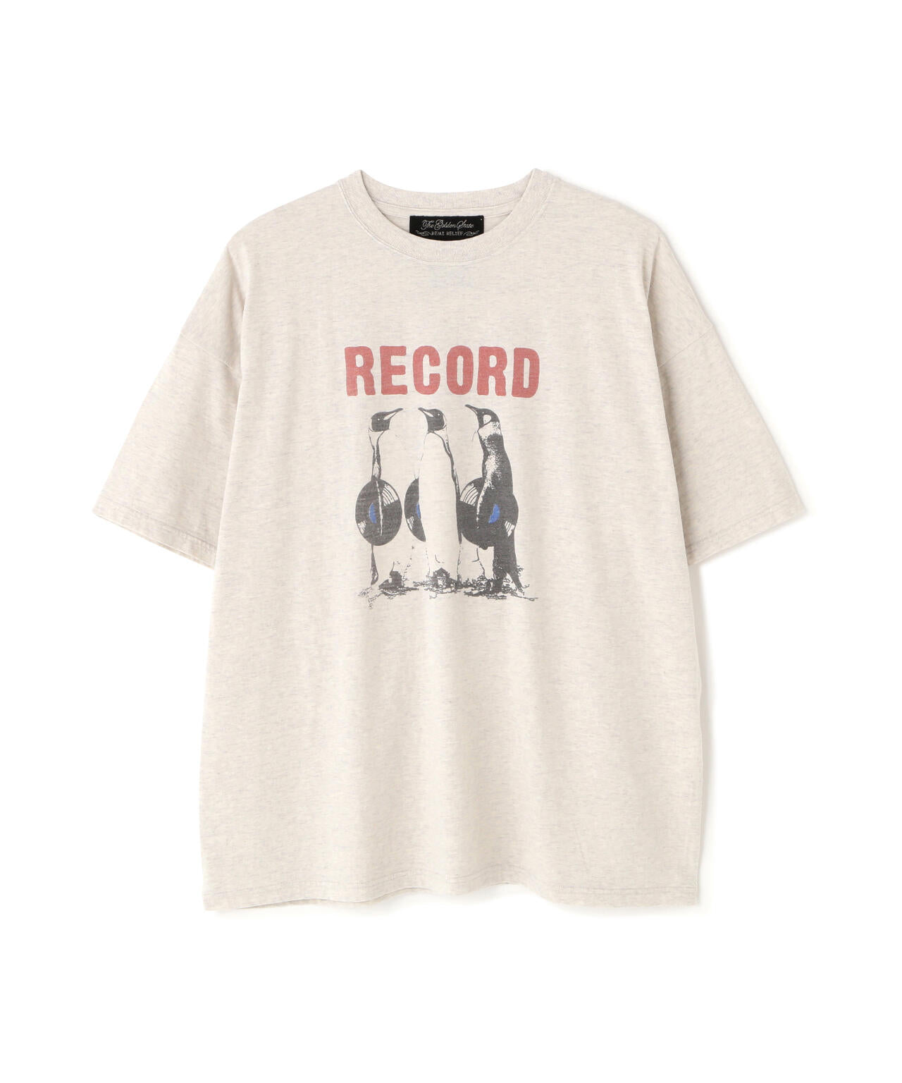 REMI RELIEF(レミレリーフ) 別注20/-天竺BIGサイズTシャツ(RECORD)