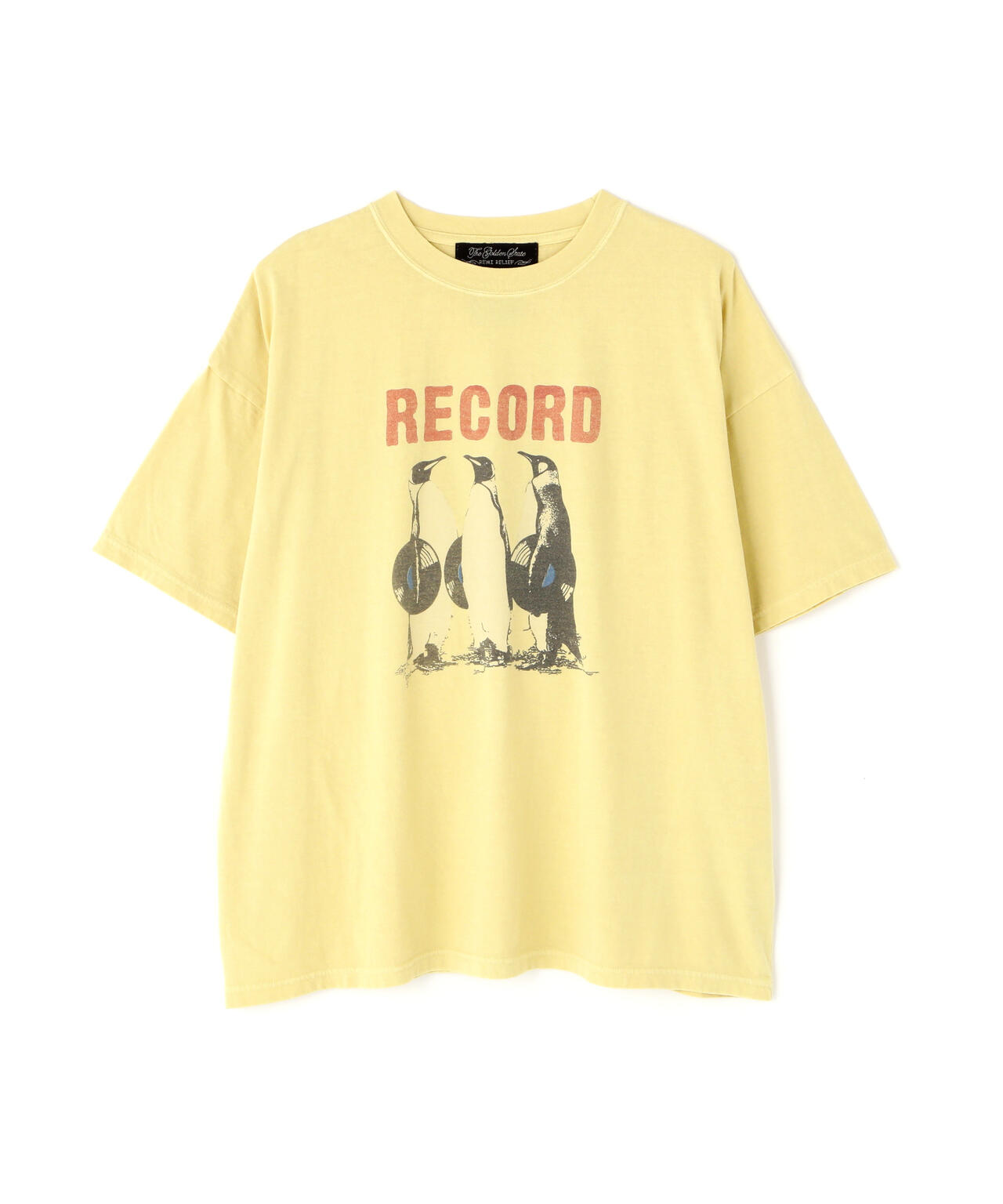 REMI RELIEF(レミレリーフ) 別注20/-天竺BIGサイズTシャツ(RECORD)
