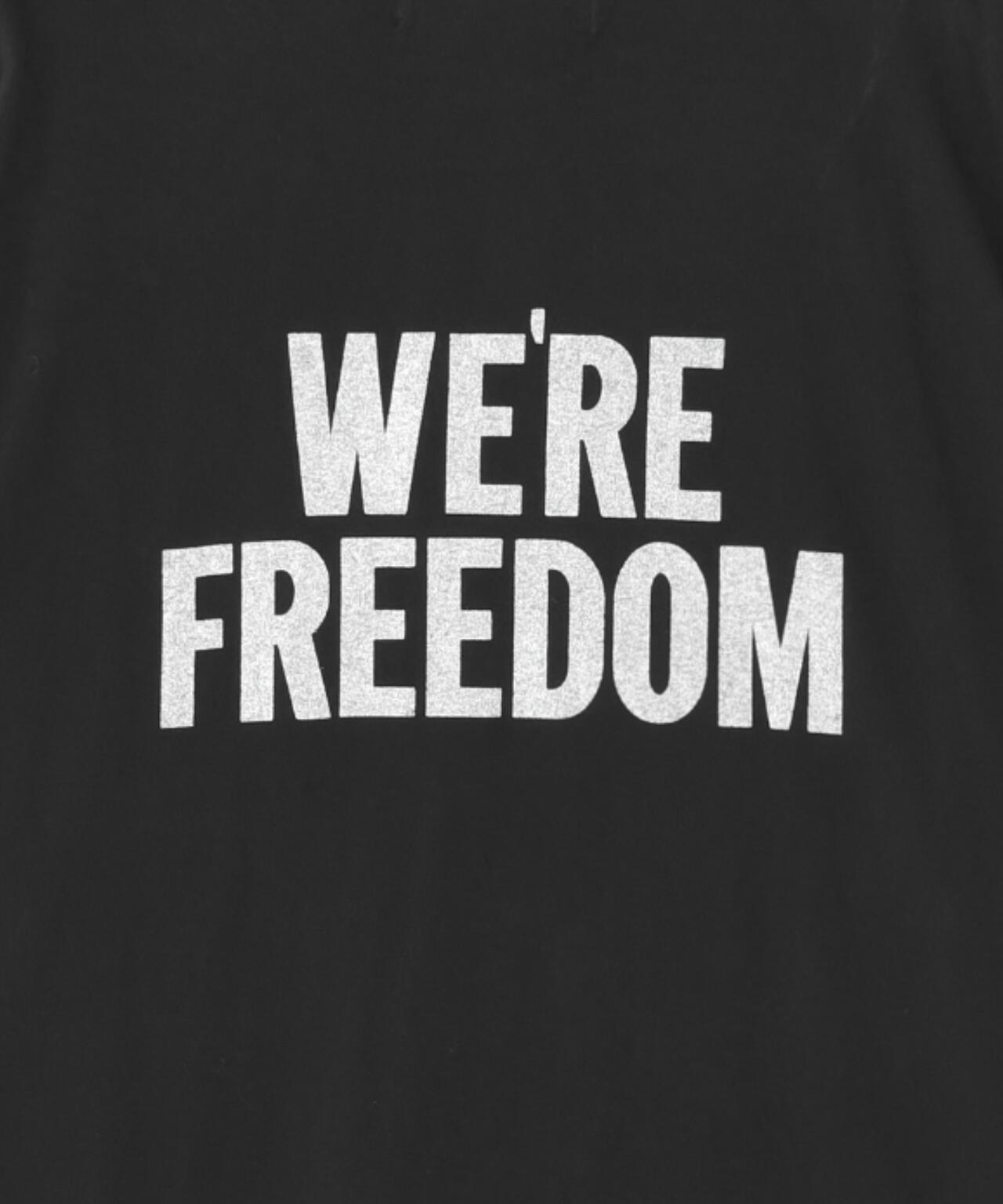 REMI RELIEF(レミレリーフ) 別注20/-天竺BIGサイズTシャツ(FREEDOM)