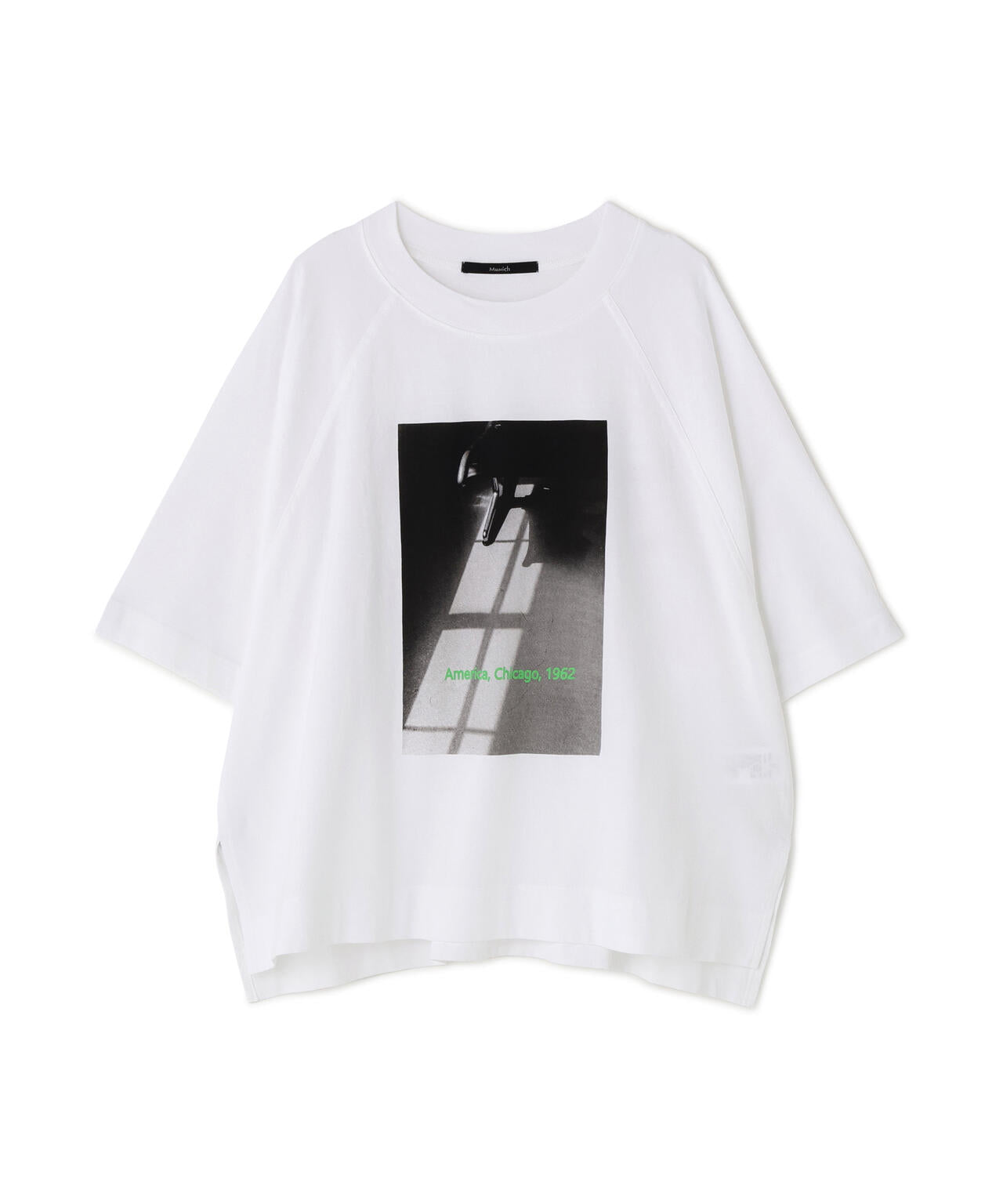 Munich(ミューニック)コットンジャージフォトプリントTシャツ