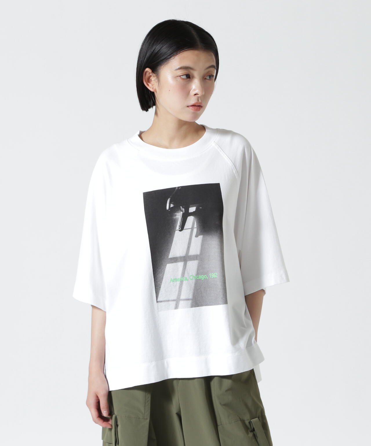 Munich(ミューニック)コットンジャージフォトプリントTシャツ