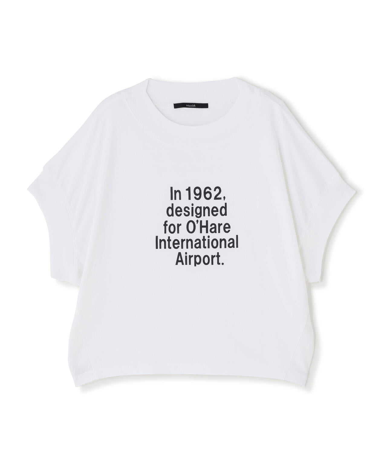 MUNICH(ミューニック)コットンジャージロゴプリントTシャツ