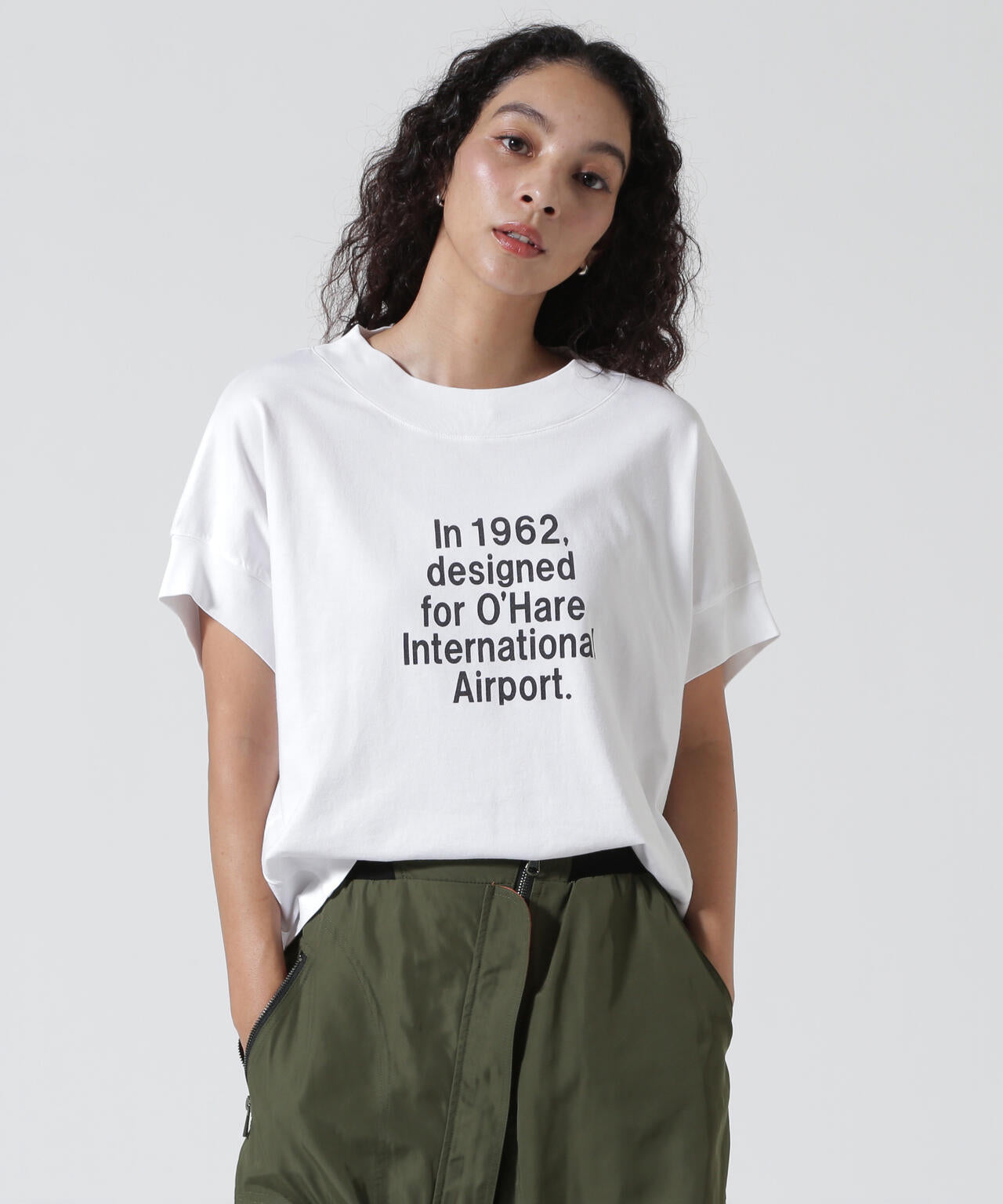 MUNICH(ミューニック)コットンジャージロゴプリントTシャツ