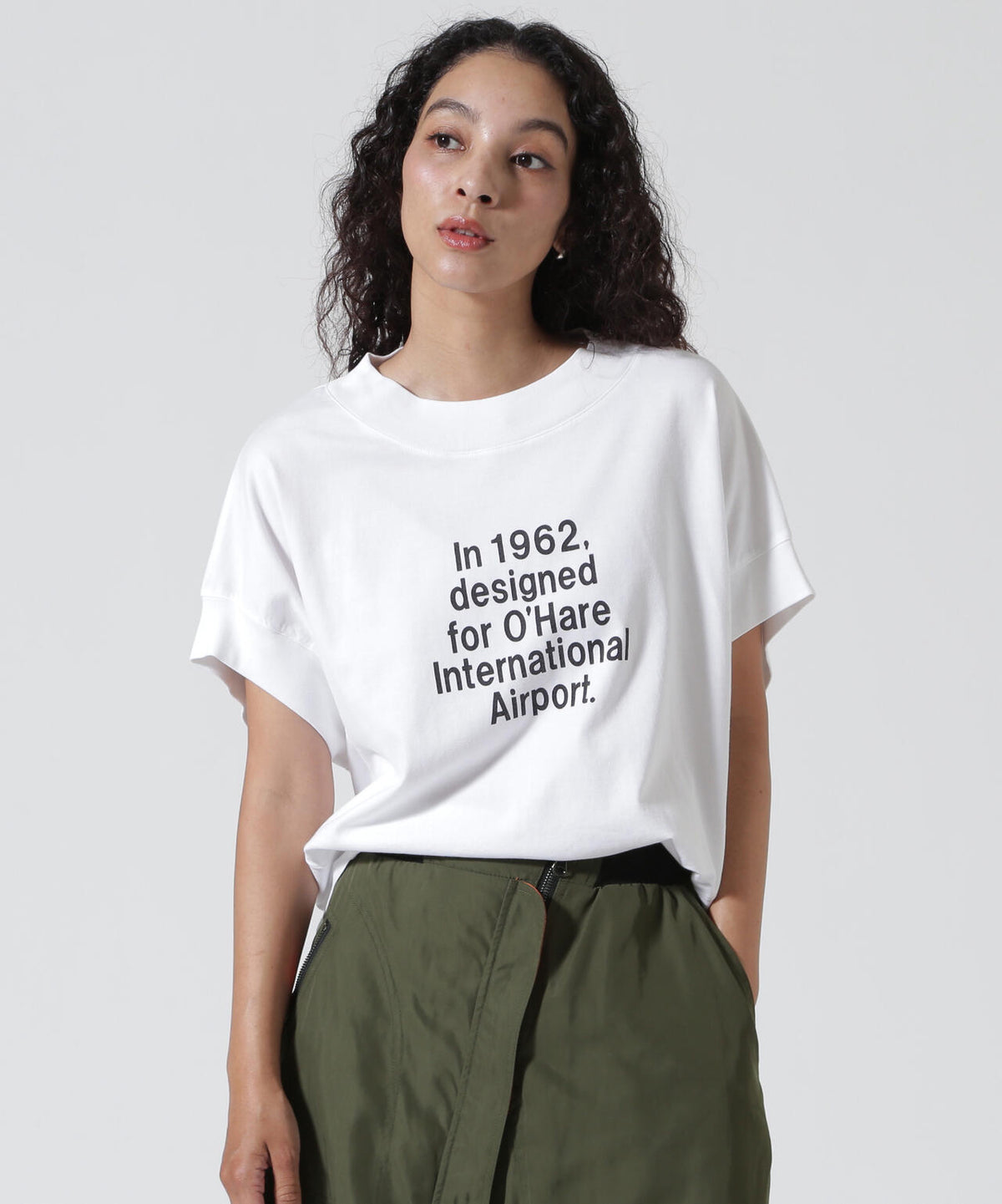 MUNICH(ミューニック)コットンジャージロゴプリントTシャツ