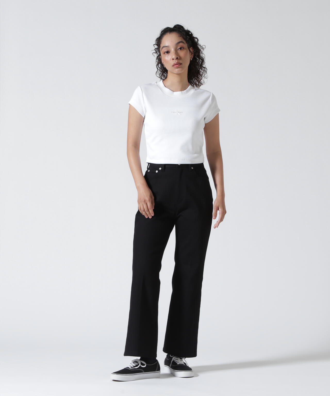 Calvin Klein (カルバンクライン)MONOLOGO BABY TEE/モノグラムベビーTシャツ