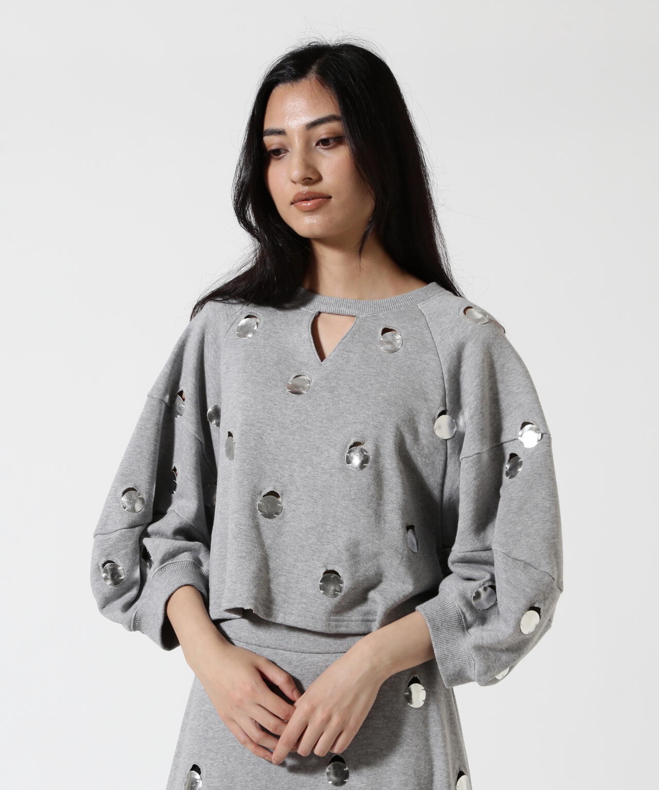 RUMCHE(ラムシェ) 別注DOT MIRROR SWEAT