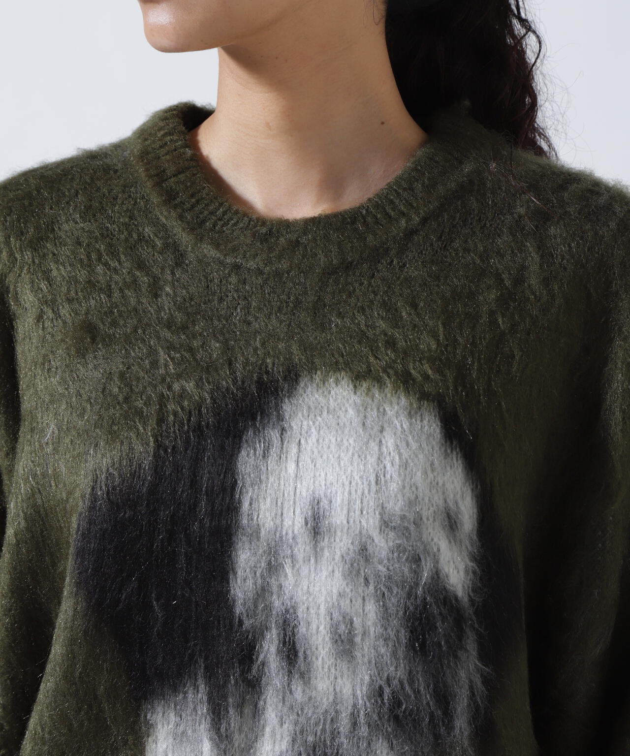 Knuth Marf(クヌースマーフ)dalmatian shaggy knit(unisex)