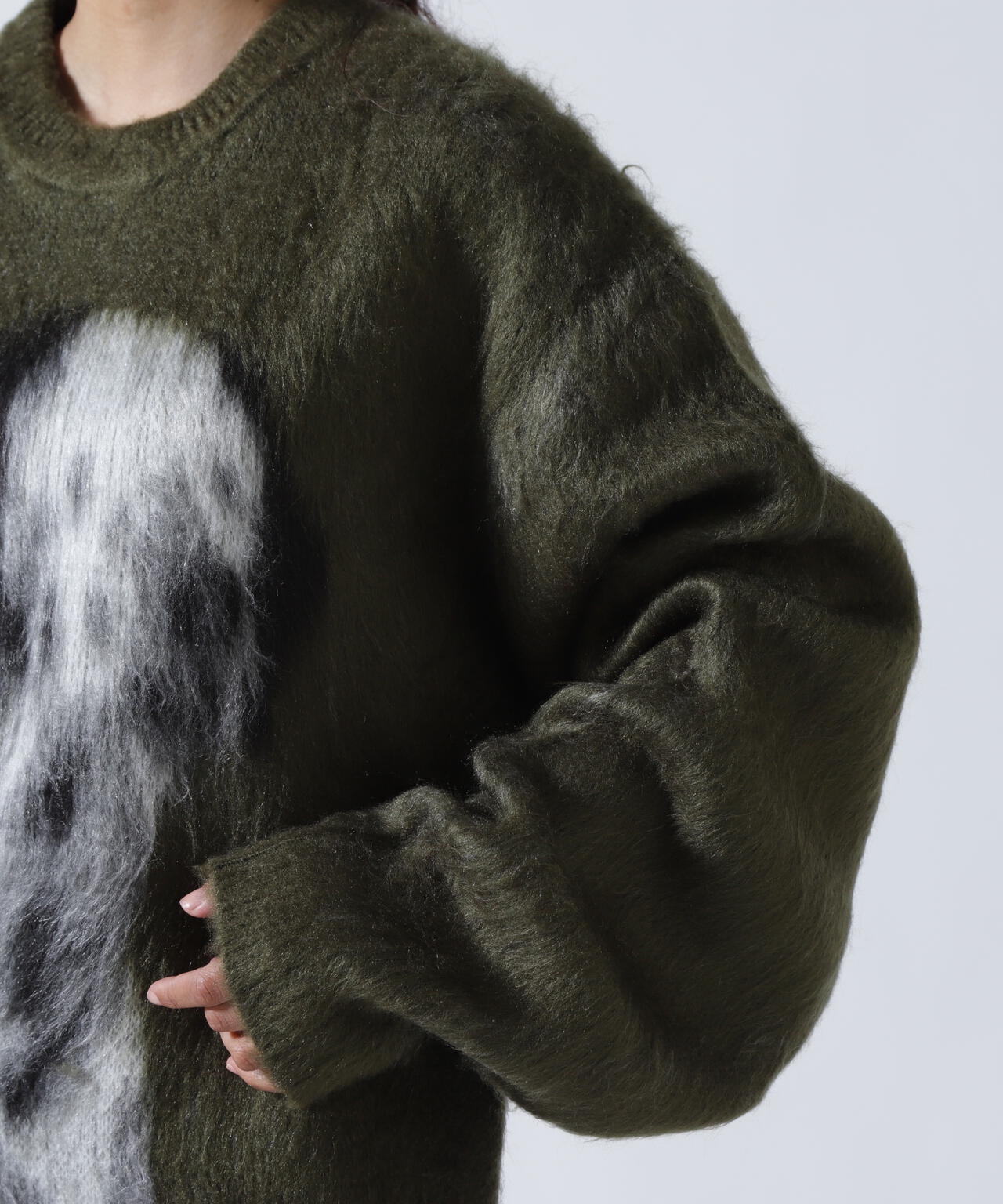 Knuth Marf(クヌースマーフ)dalmatian shaggy knit(unisex)