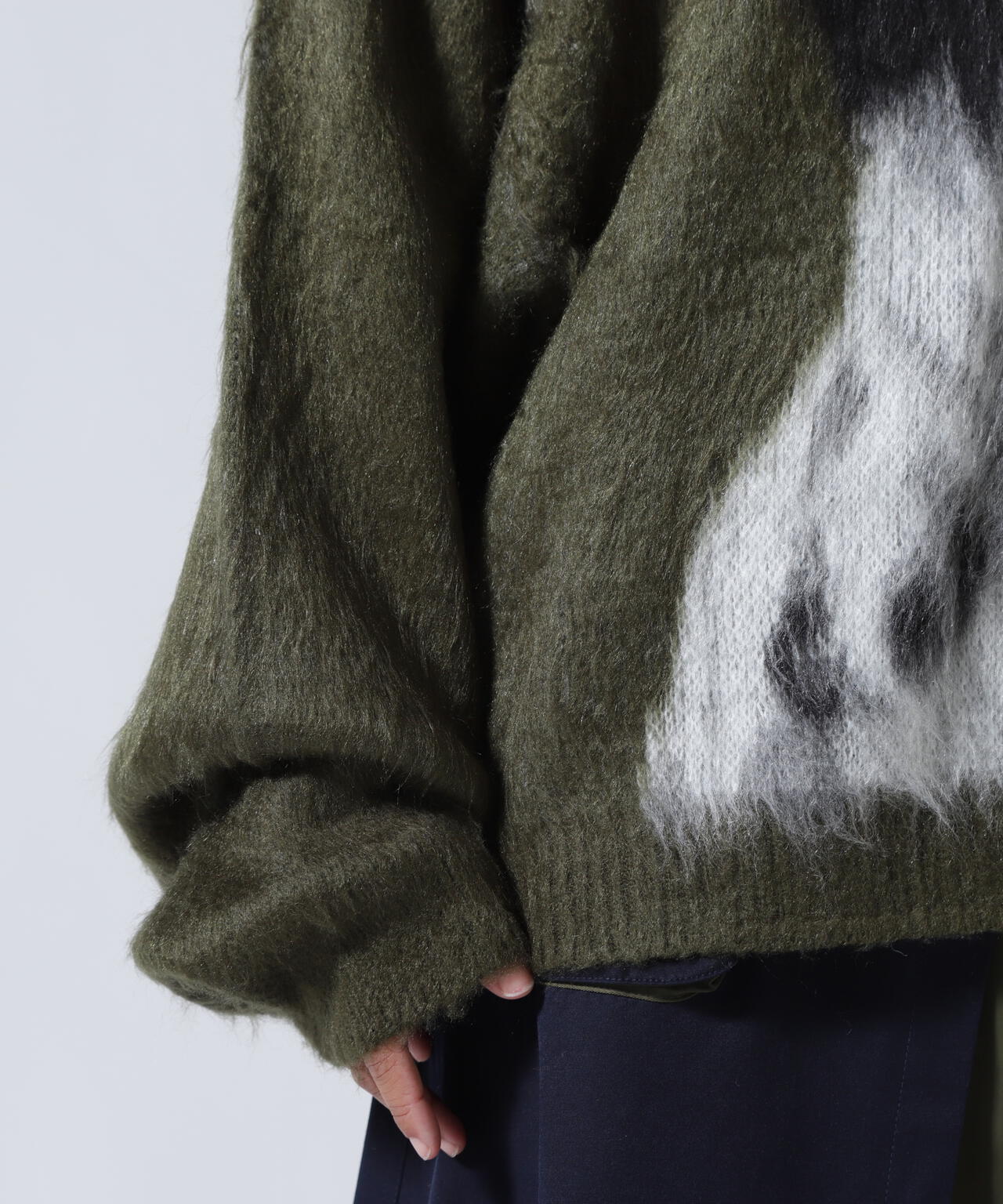 Knuth Marf(クヌースマーフ)dalmatian shaggy knit(unisex)
