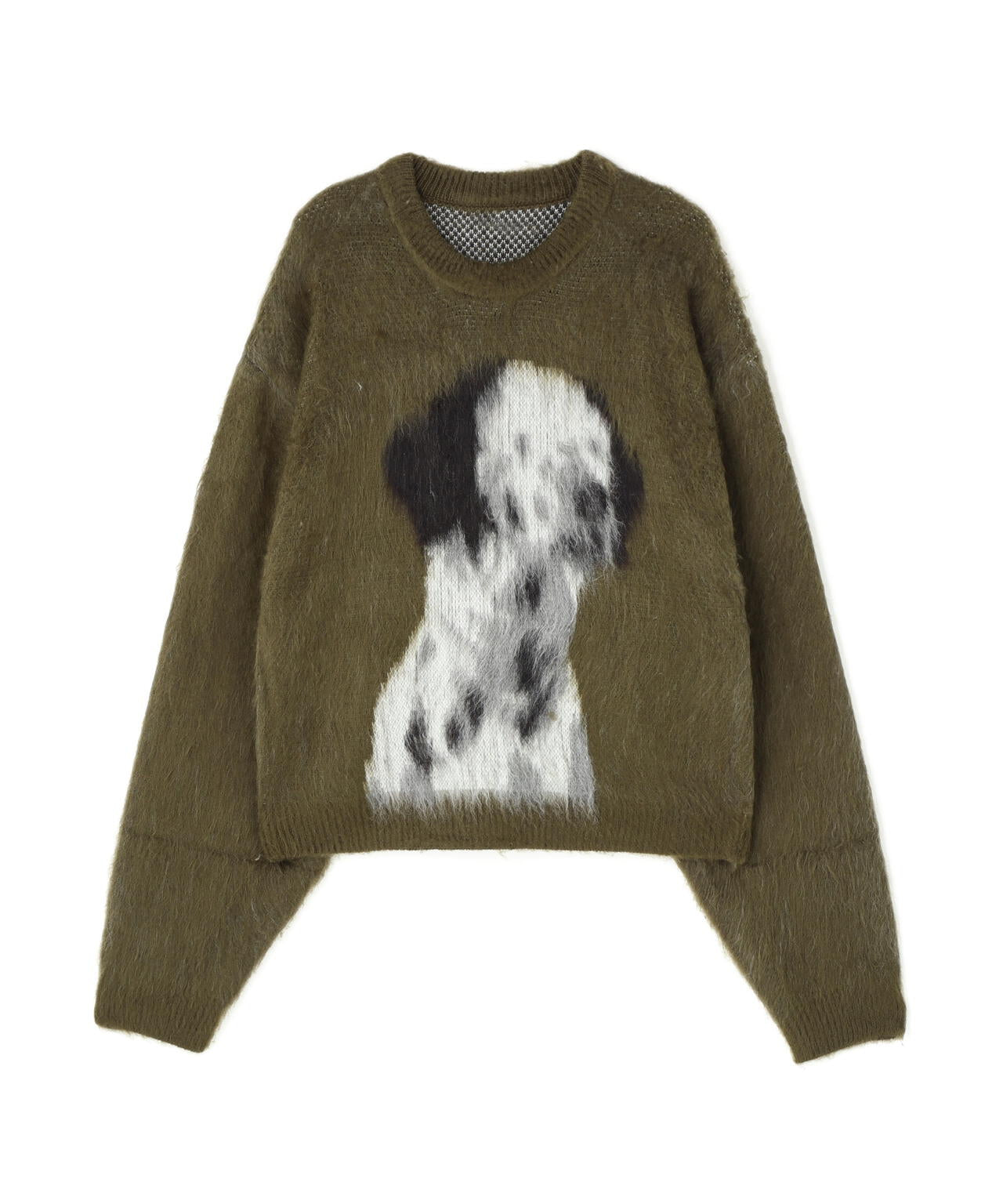 Knuth Marf(クヌースマーフ)dalmatian shaggy knit(unisex)