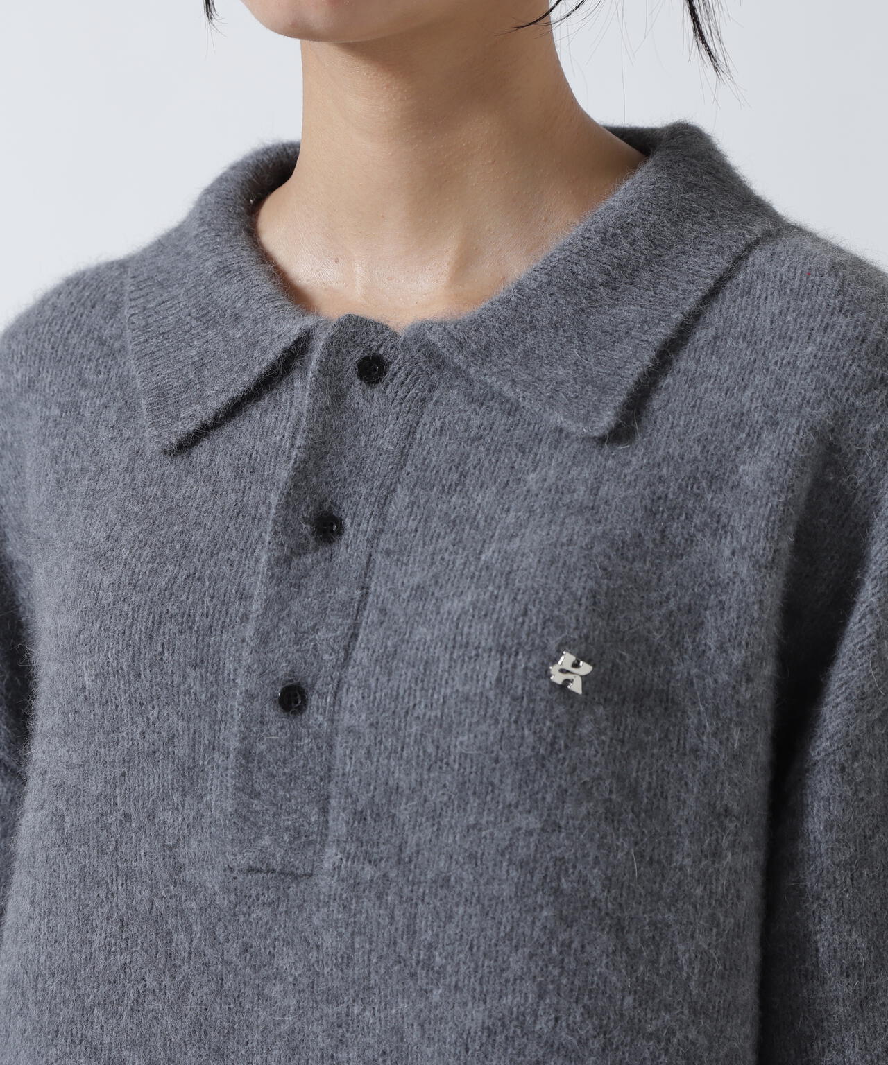Knuth Marf(クヌースマーフ)fox over polo-neck knit