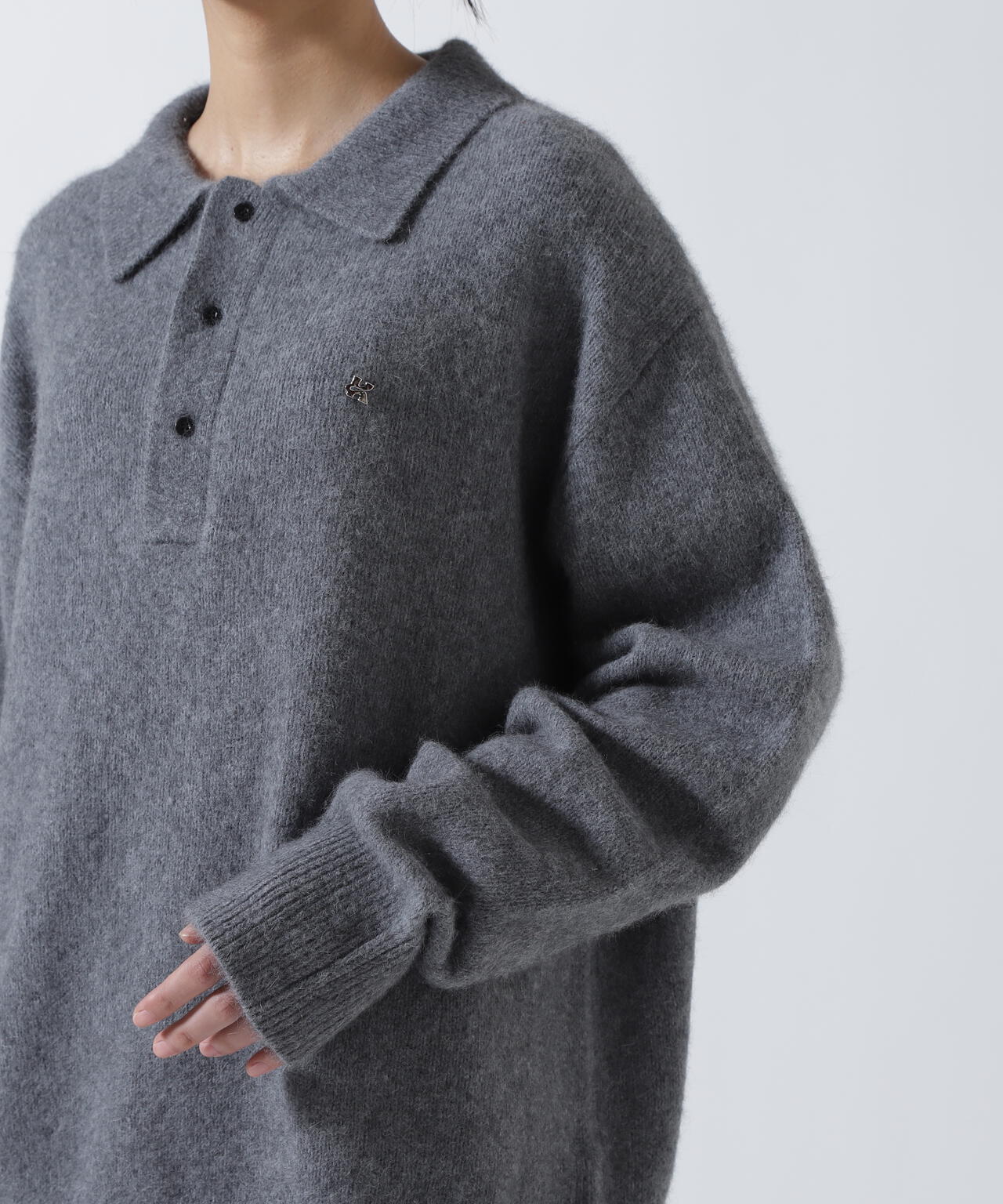Knuth Marf(クヌースマーフ)fox over polo-neck knit