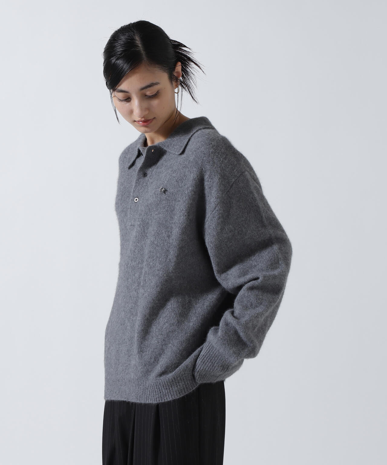 Knuth Marf(クヌースマーフ)fox over polo-neck knit