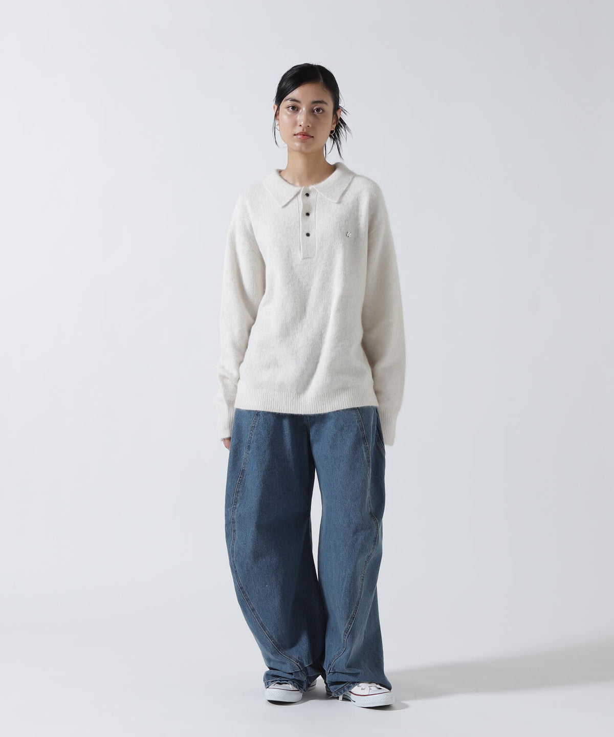 Knuth Marf(クヌースマーフ)fox over polo-neck knit