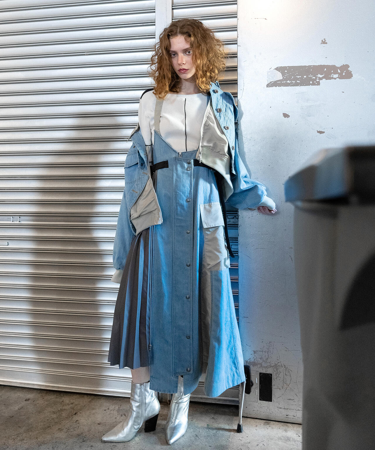 AVIREXxAULA AILA(アヴィレックスxアウラアイラ)デニムキリカエGジャン