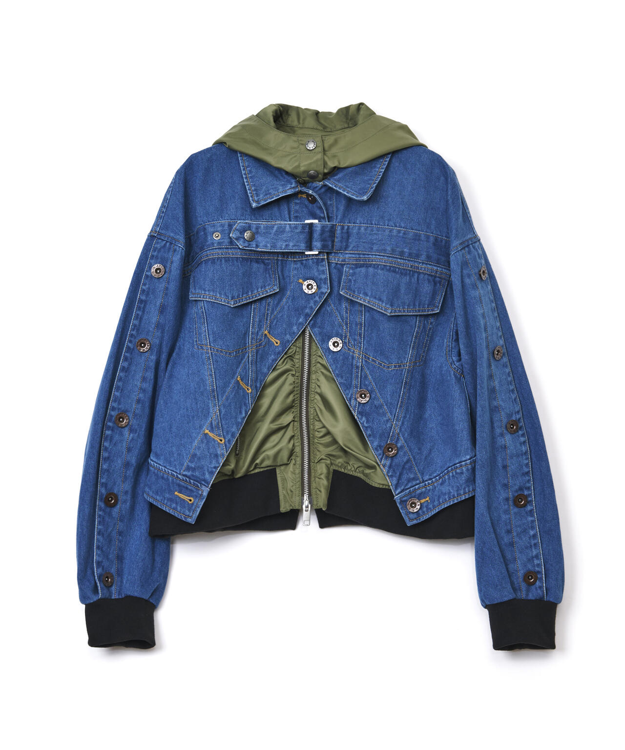 AVIREXxAULA AILA(アヴィレックスxアウラアイラ)デニムキリカエGジャン