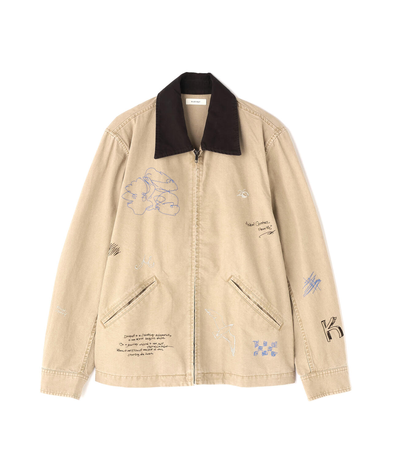 Knuth Marf(クヌースマーフ)embroidered jacket(unisex)