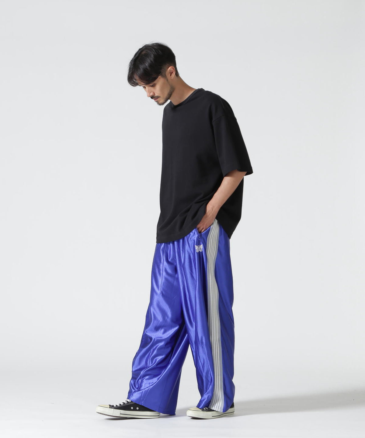 NEEDLES(ニードルズ) 【B'2nd EXCLUSIVE】H.D.TRACK PANT - TRICOT SATEEN