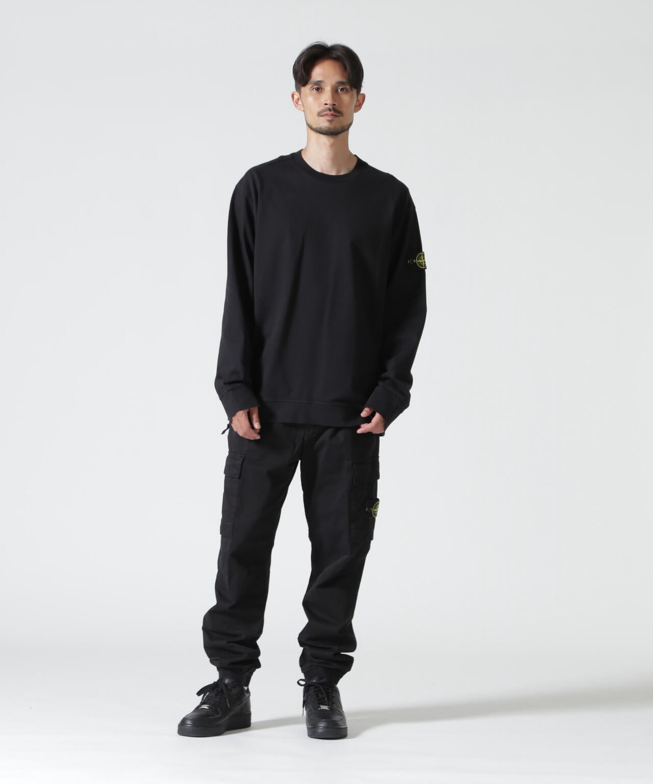 STONE ISLAND(ストーンアイランド) SATIN W POCKET JOGGER PANTS