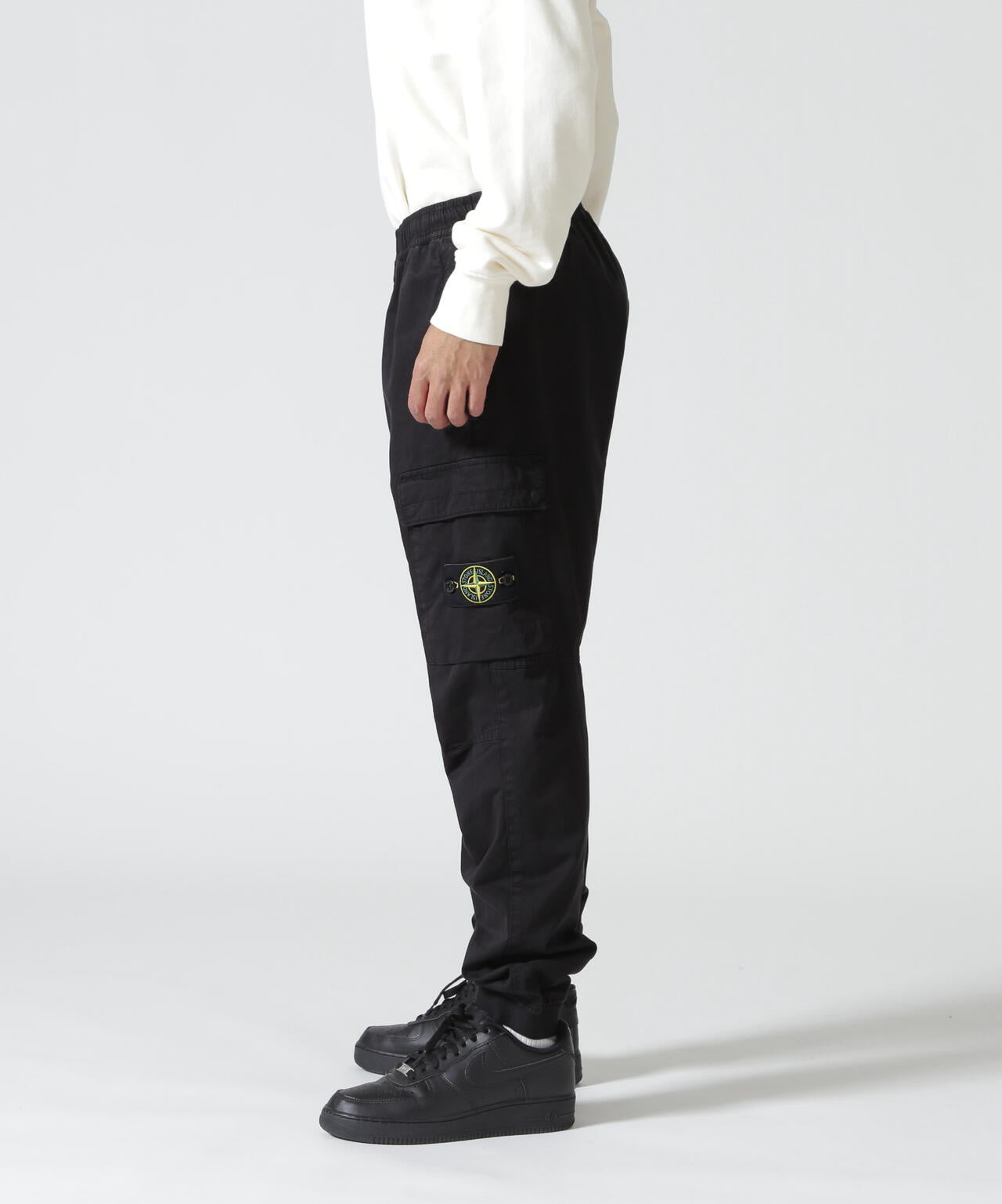 STONE ISLAND(ストーンアイランド) SATIN W POCKET JOGGER PANTS