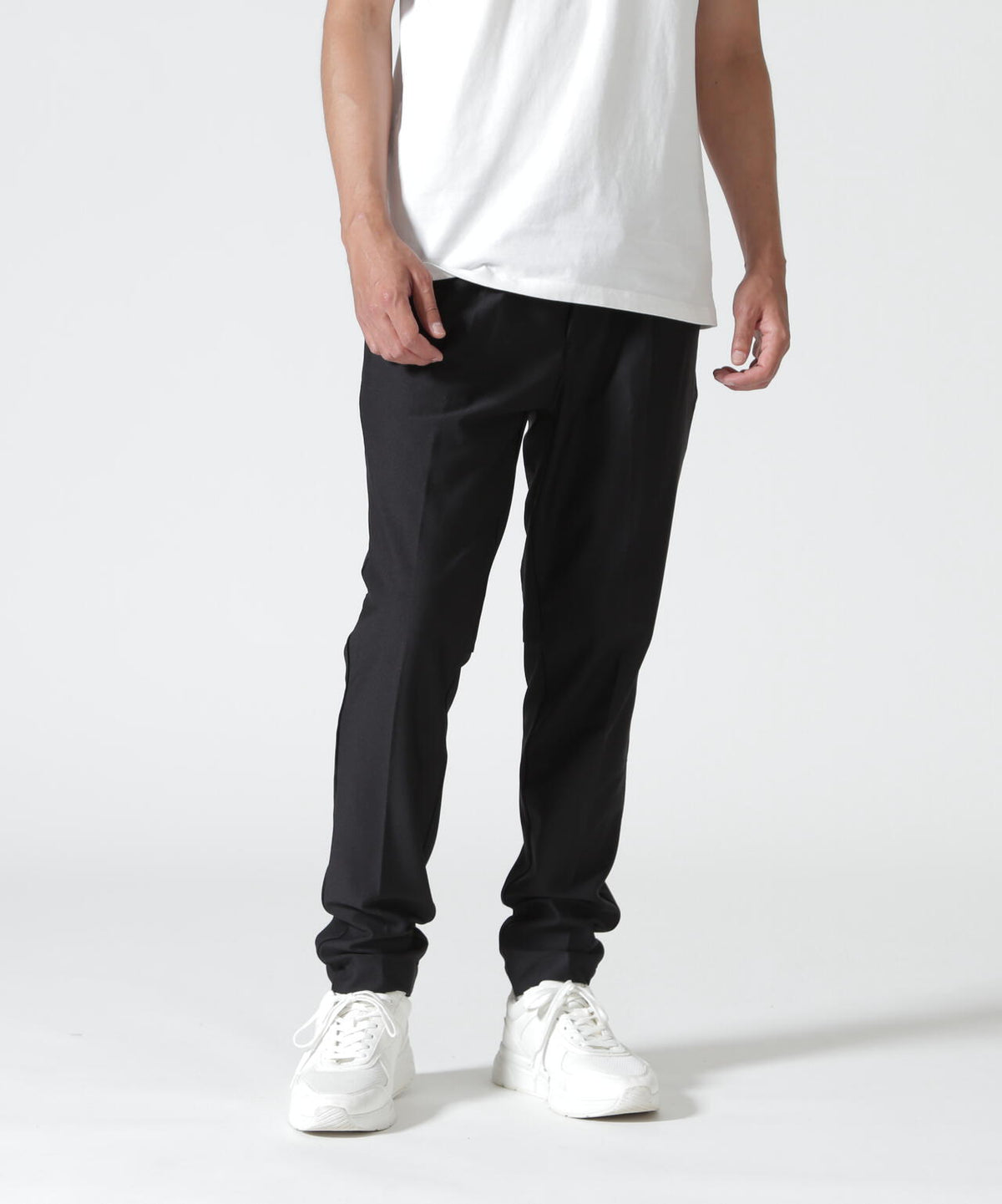 PIUORO(ピウオロ) HI TENSION KNIT JOGGER PANTS