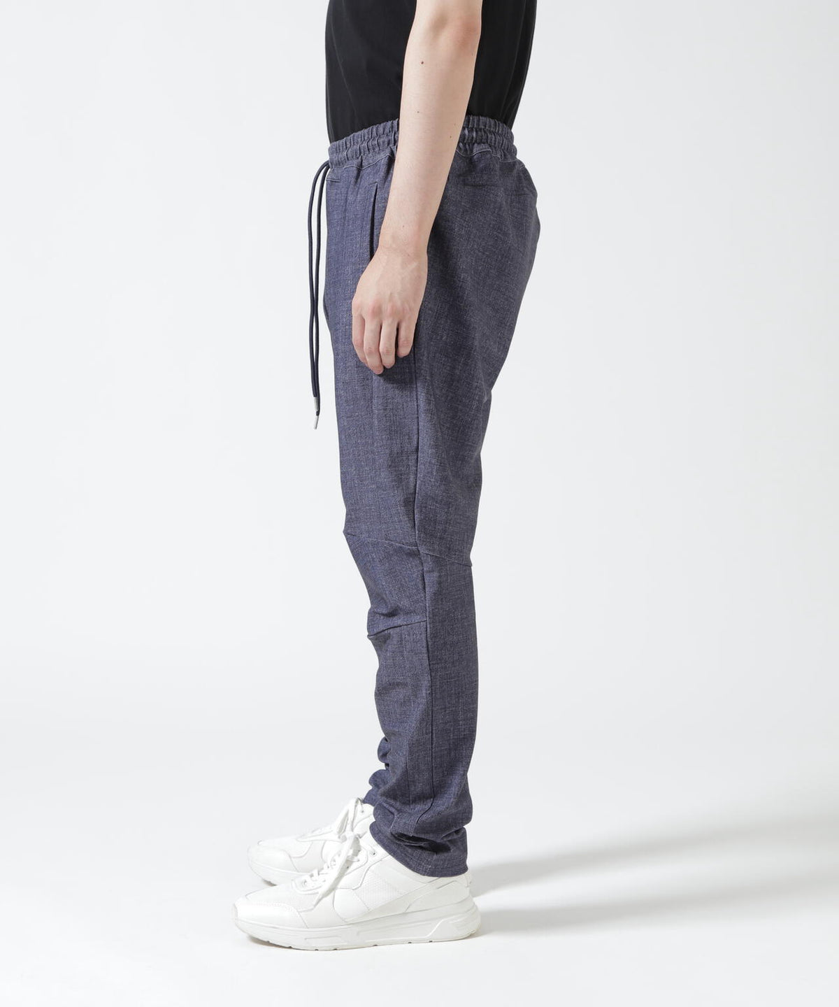PIUORO(ピウオロ) SWITCHING DENIM PRINT PANTS