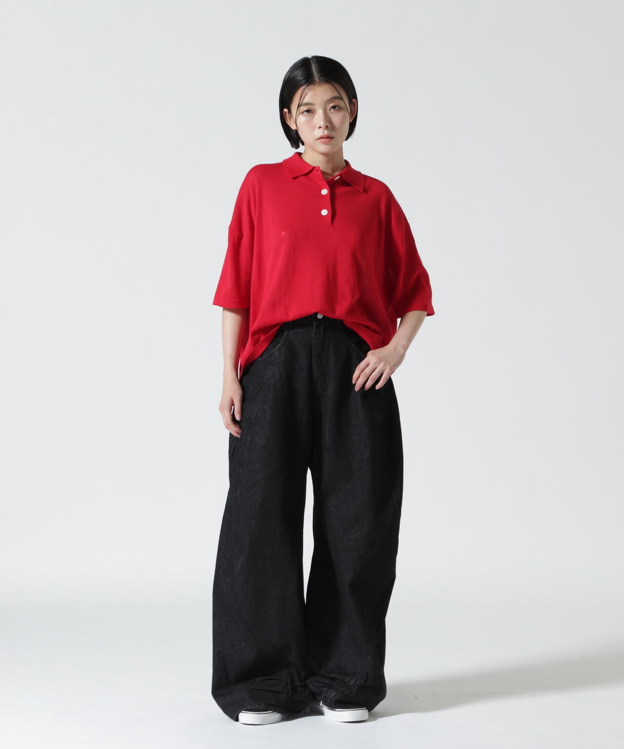 Knuth Marf(クヌースマーフ)tuck design denim pants
