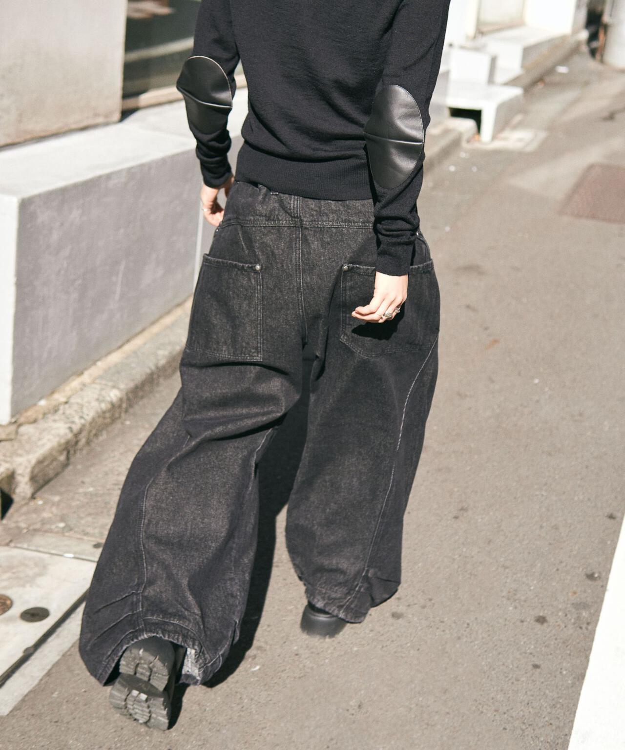 Knuth Marf(クヌースマーフ)tuck design denim pants