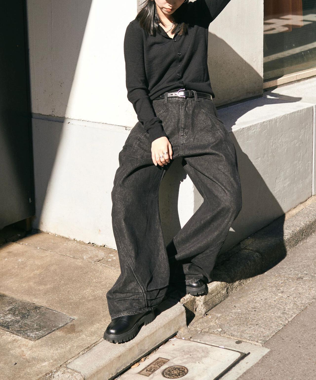 Knuth Marf(クヌースマーフ)tuck design denim pants