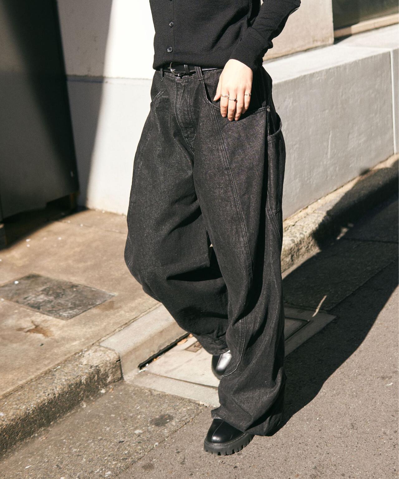 Knuth Marf(クヌースマーフ)tuck design denim pants