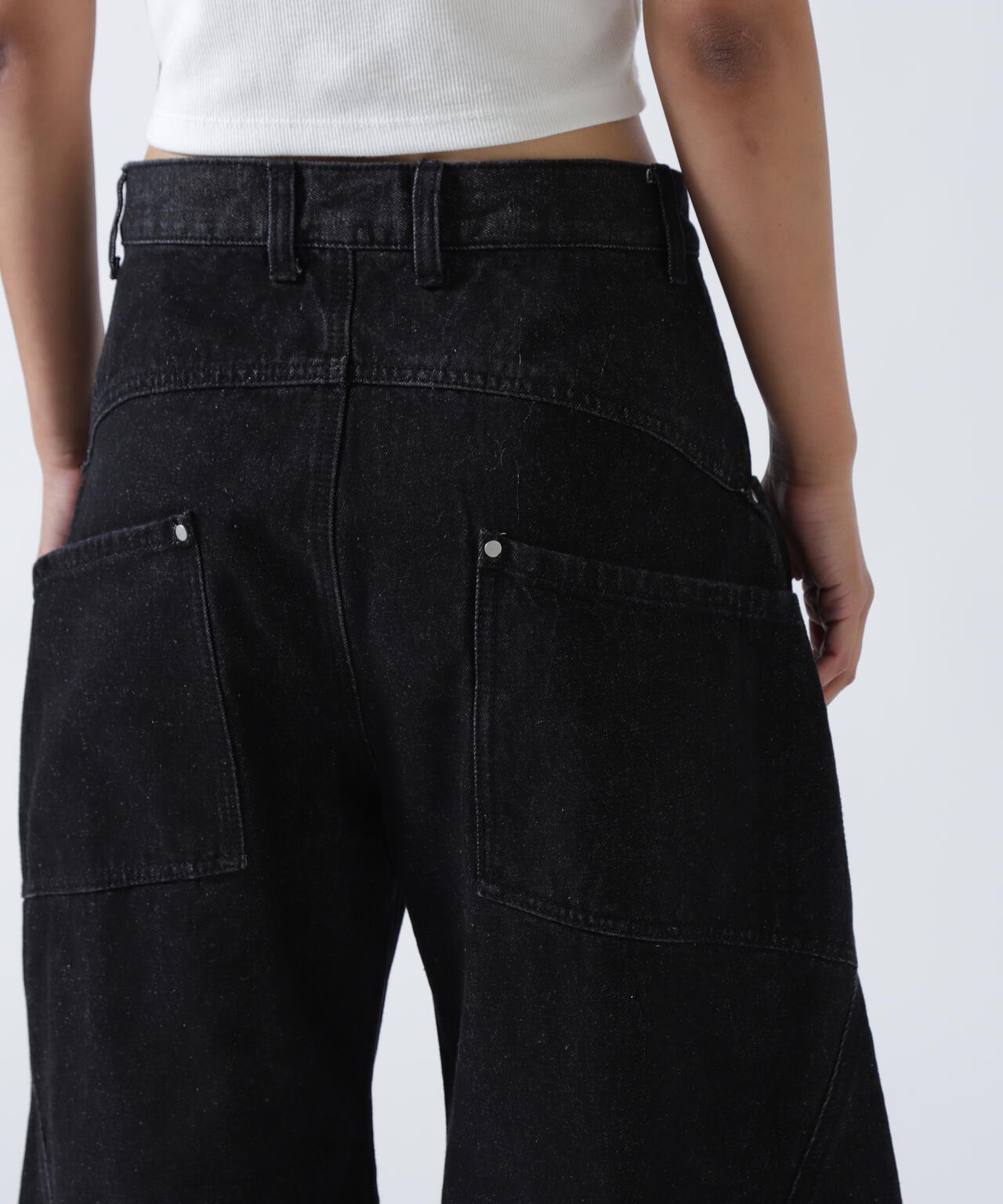 Knuth Marf(クヌースマーフ)tuck design denim pants